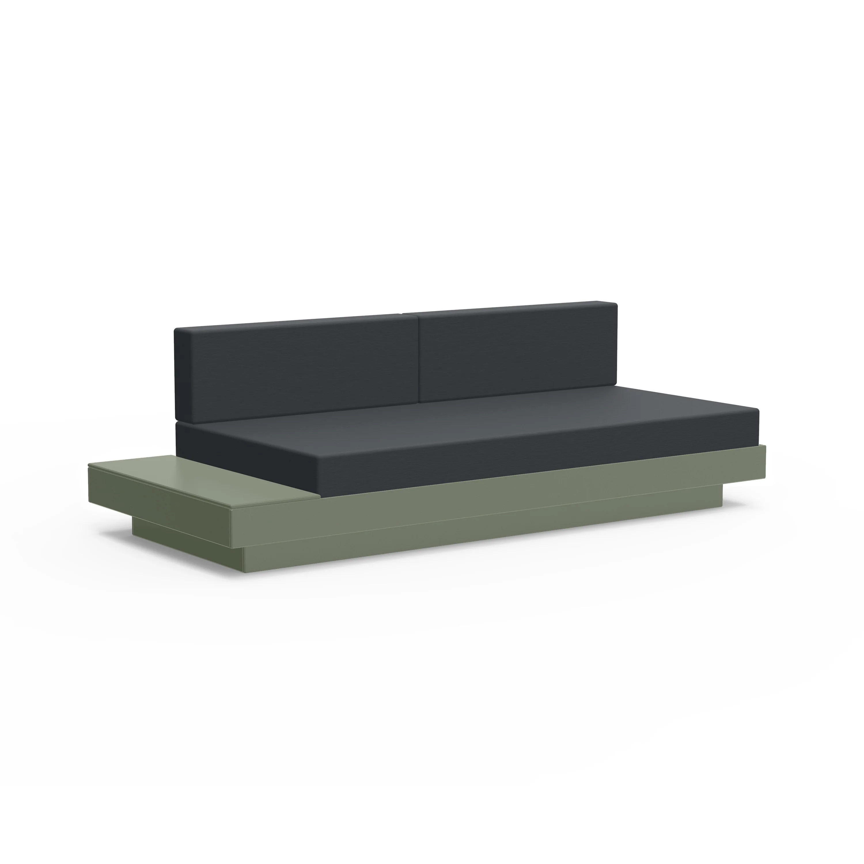 Platform One Outdoor Sofa with Left or Right Table - Image 126