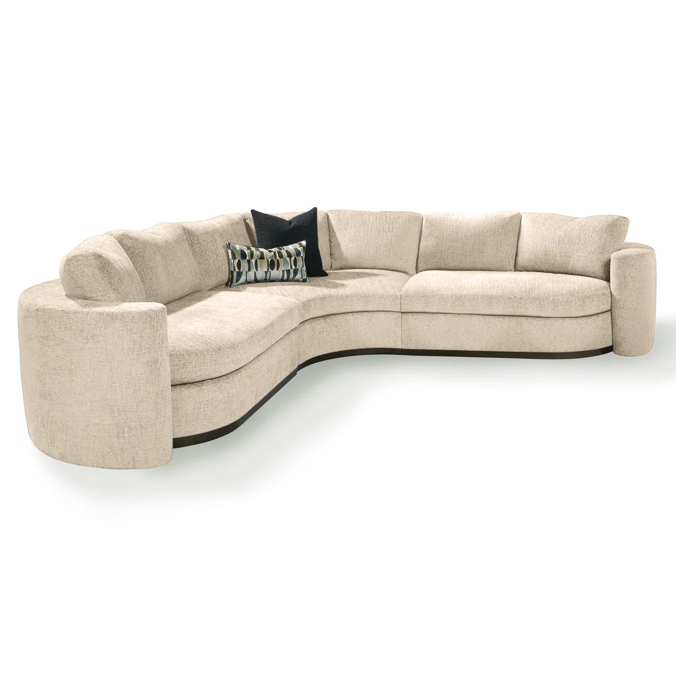 Playing Hooky Curved Sectional Sofa - Image 15