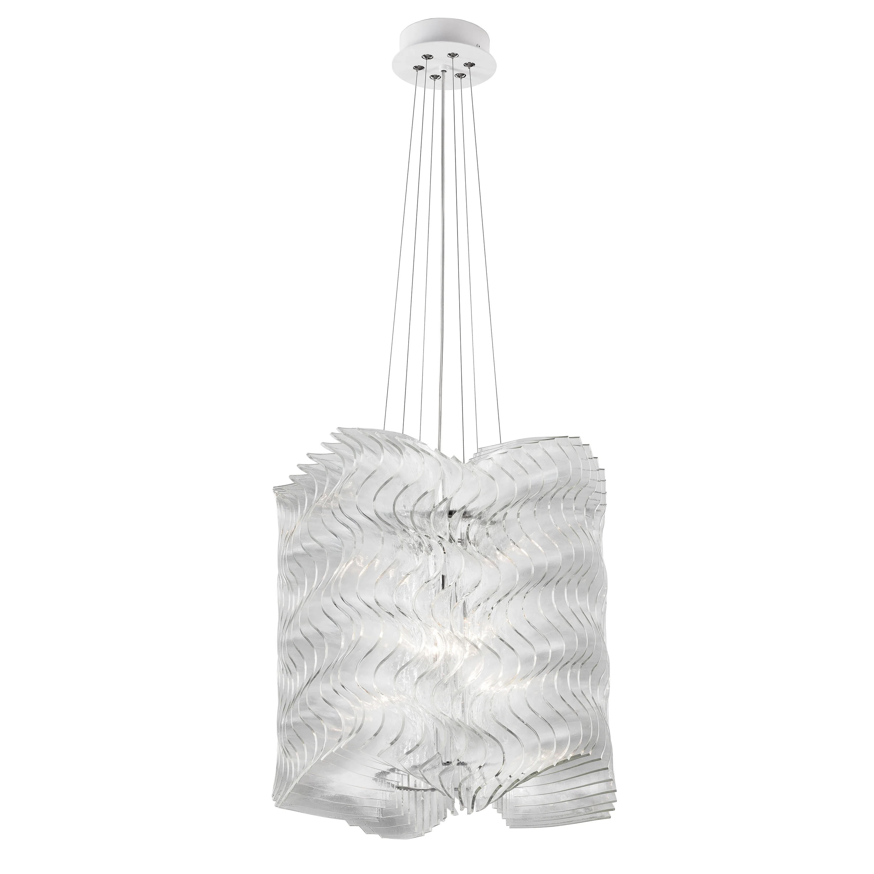 Plisse Sculpture Chandelier - Image 2