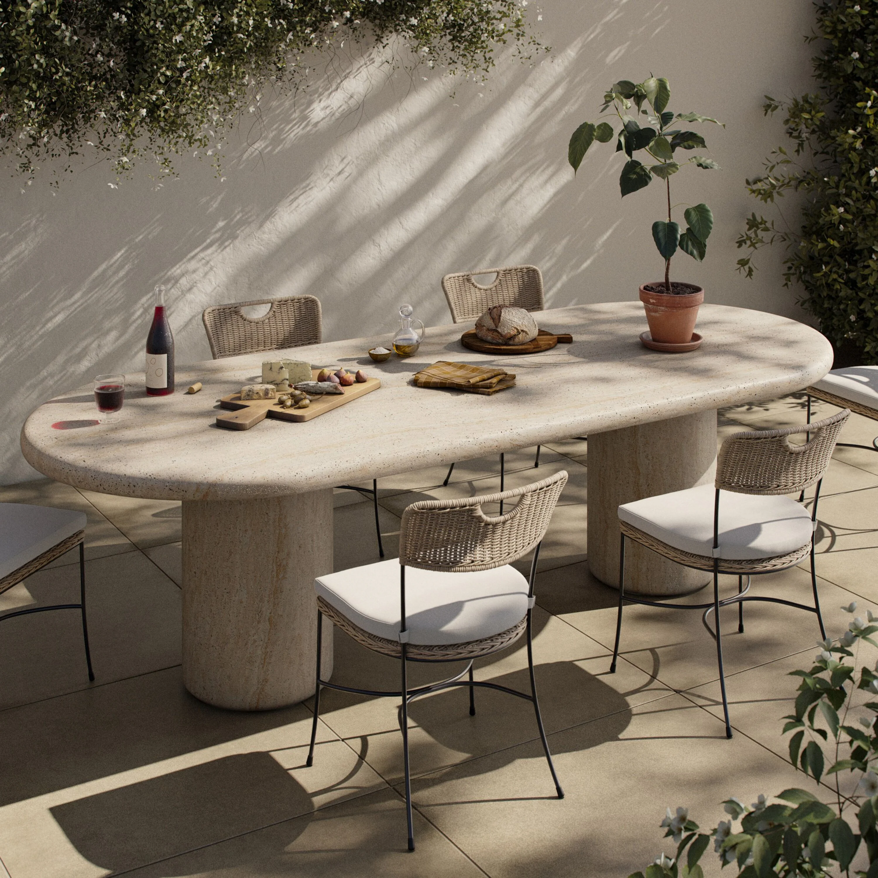 Poole Outdoor Dining Table - Image 2