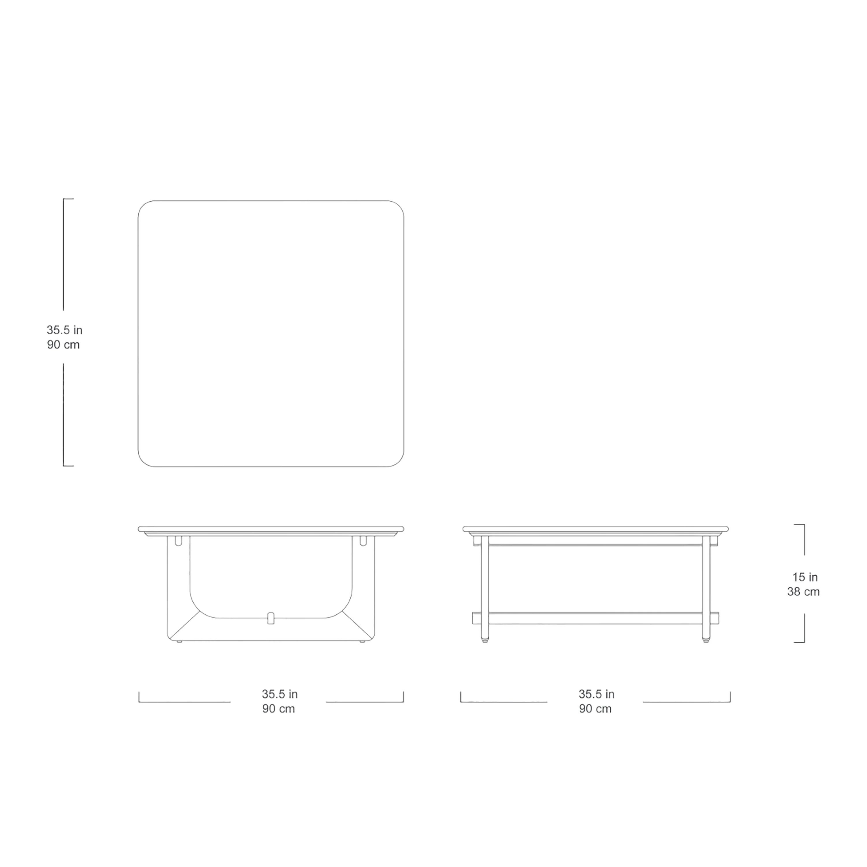 Portico Square Coffee Table - Image 7