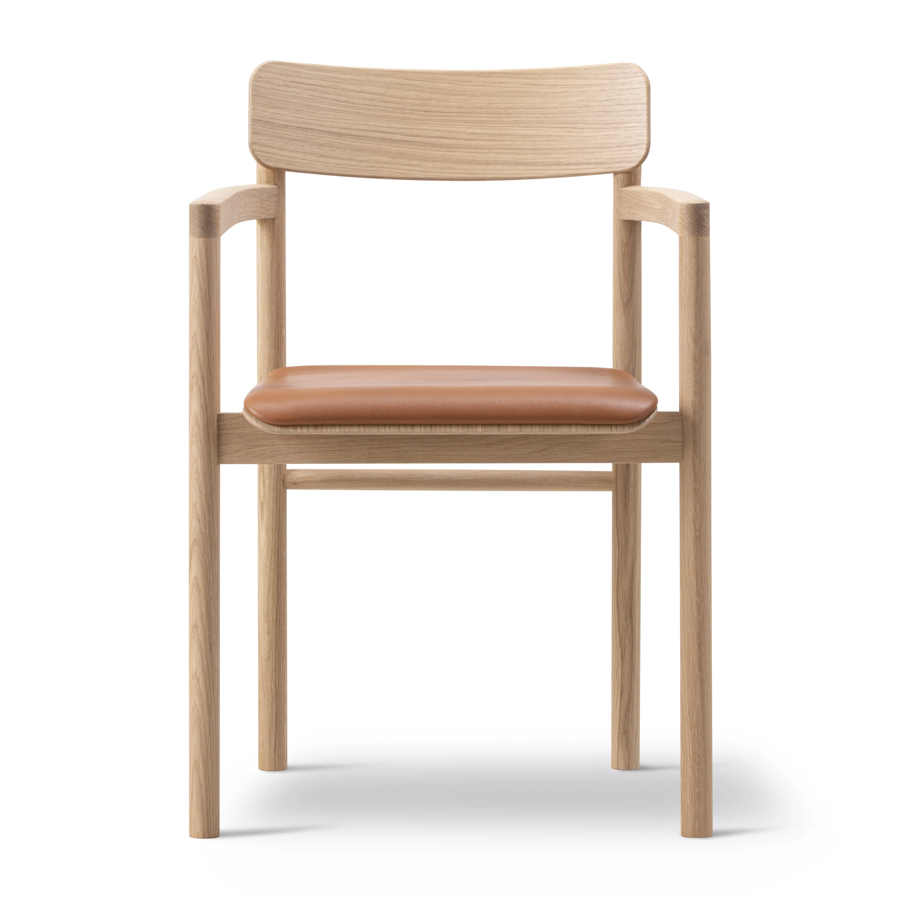 Post Upholstered Dining Armchair - Image 10