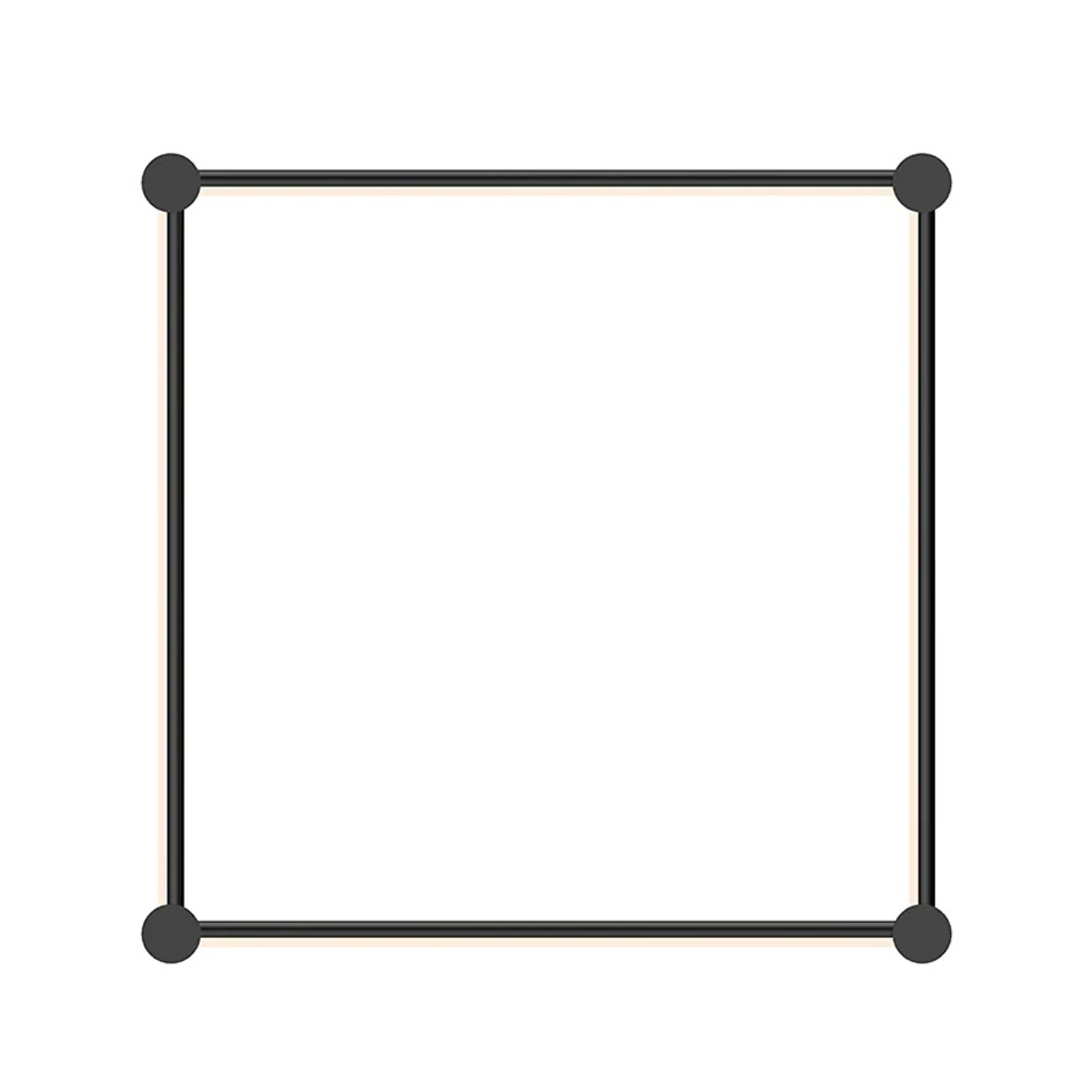 Purolinear 360 Square LED Wall Light