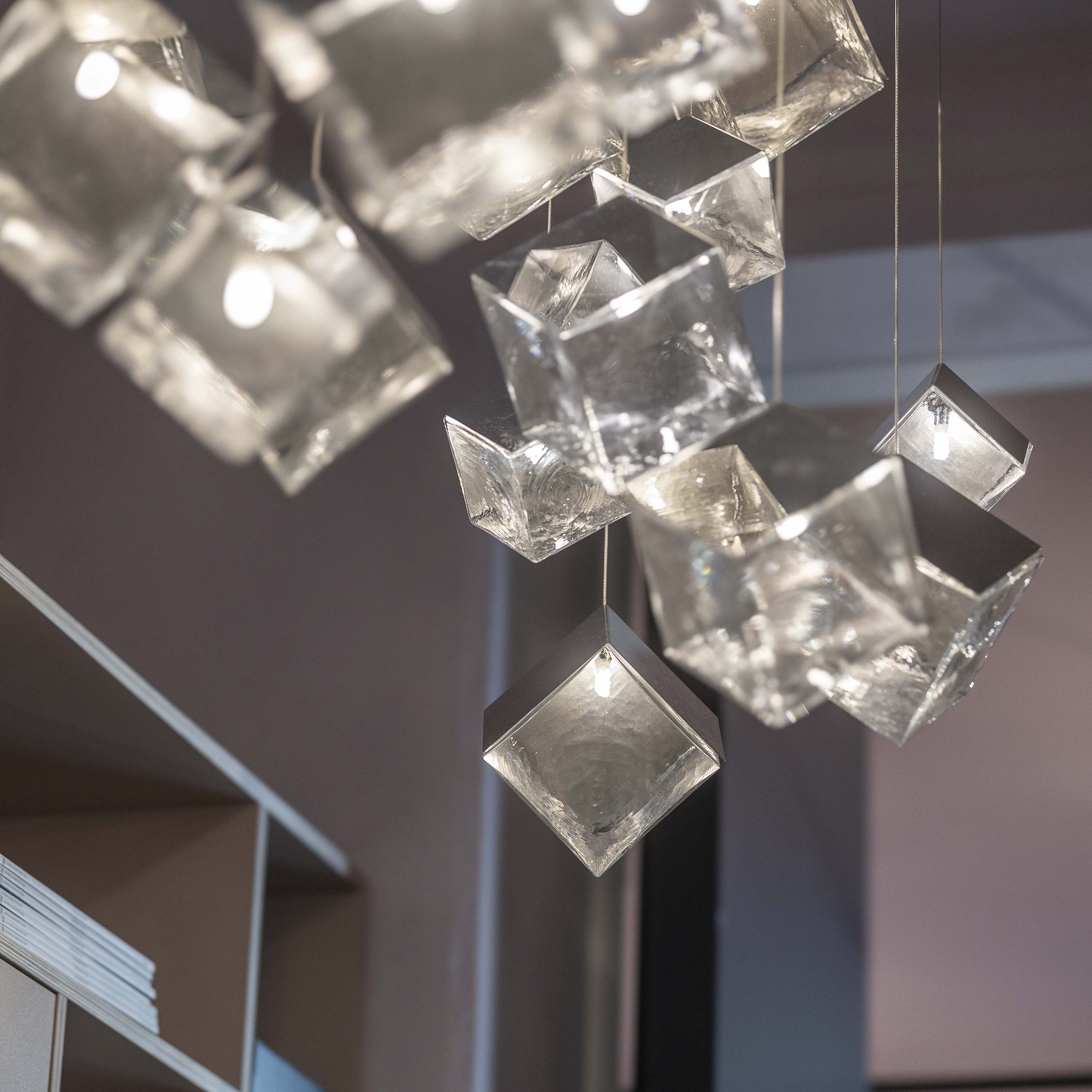 Pyrite Rectangle LED Chandelier - Image 10