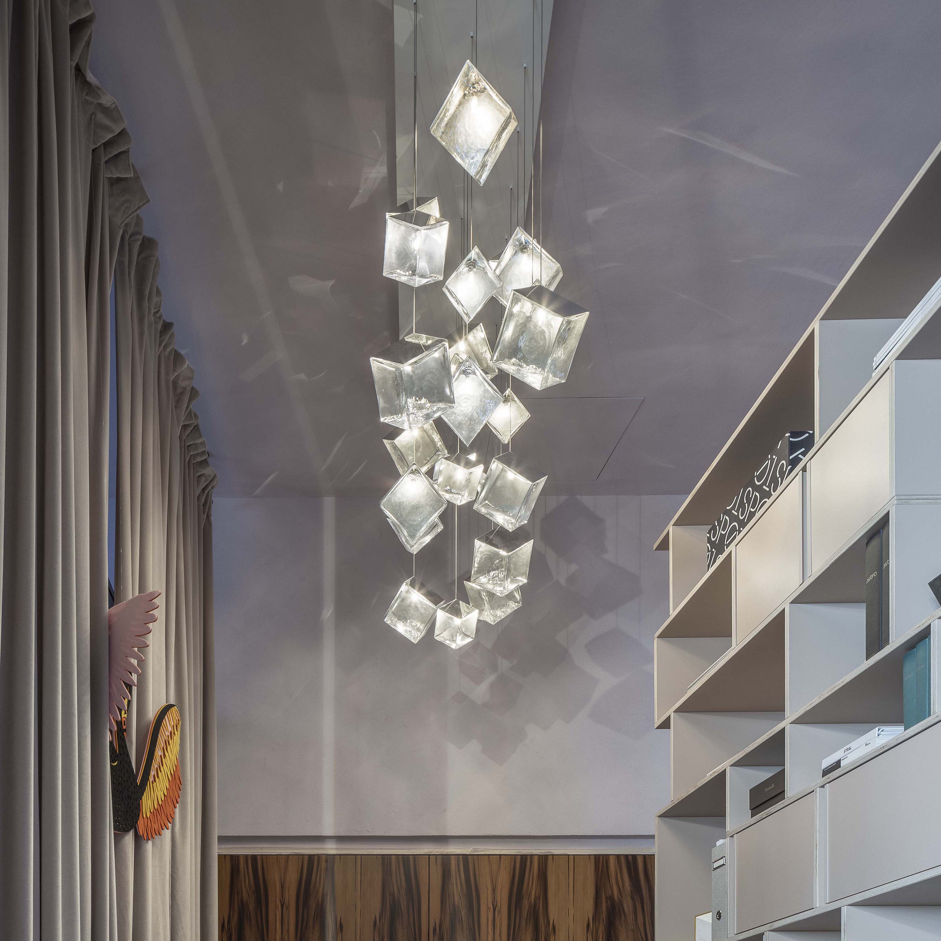 Pyrite Rectangle LED Chandelier - Image 5
