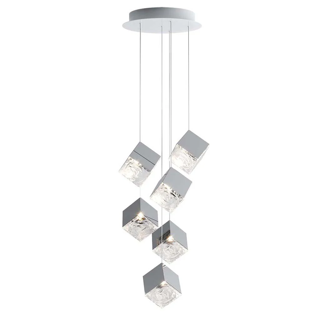 Pyrite Round LED Chandelier - Image 4