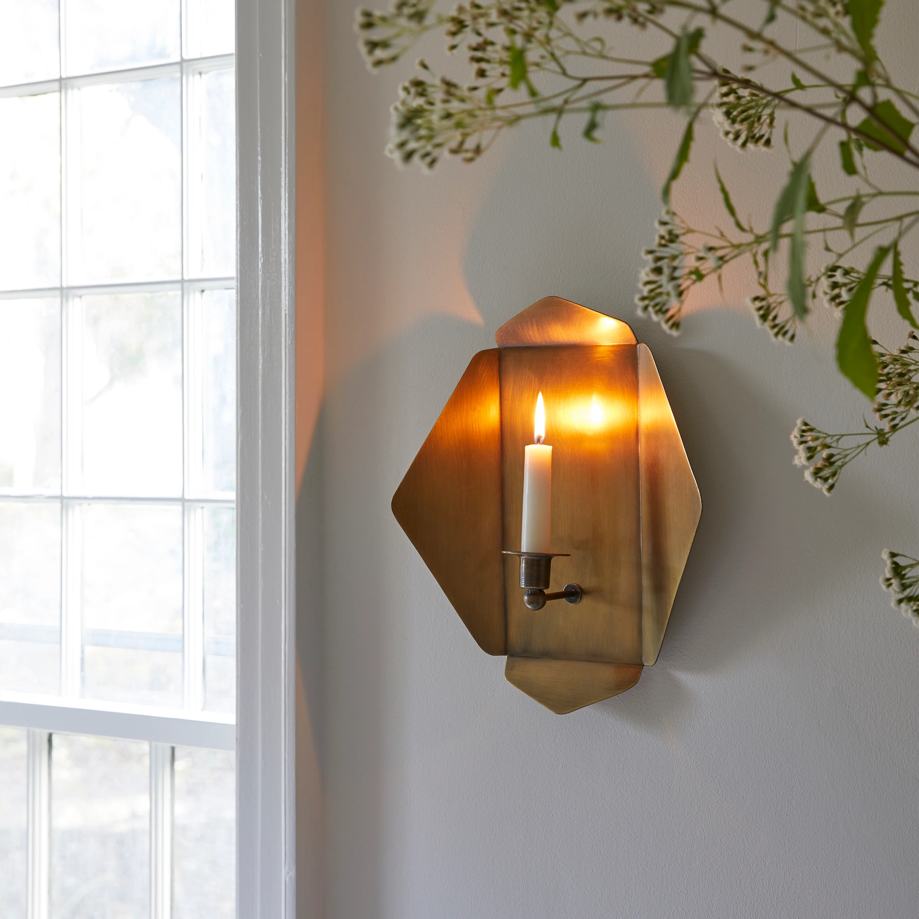 Quatrefold Candle Wall Sconce - Image 2
