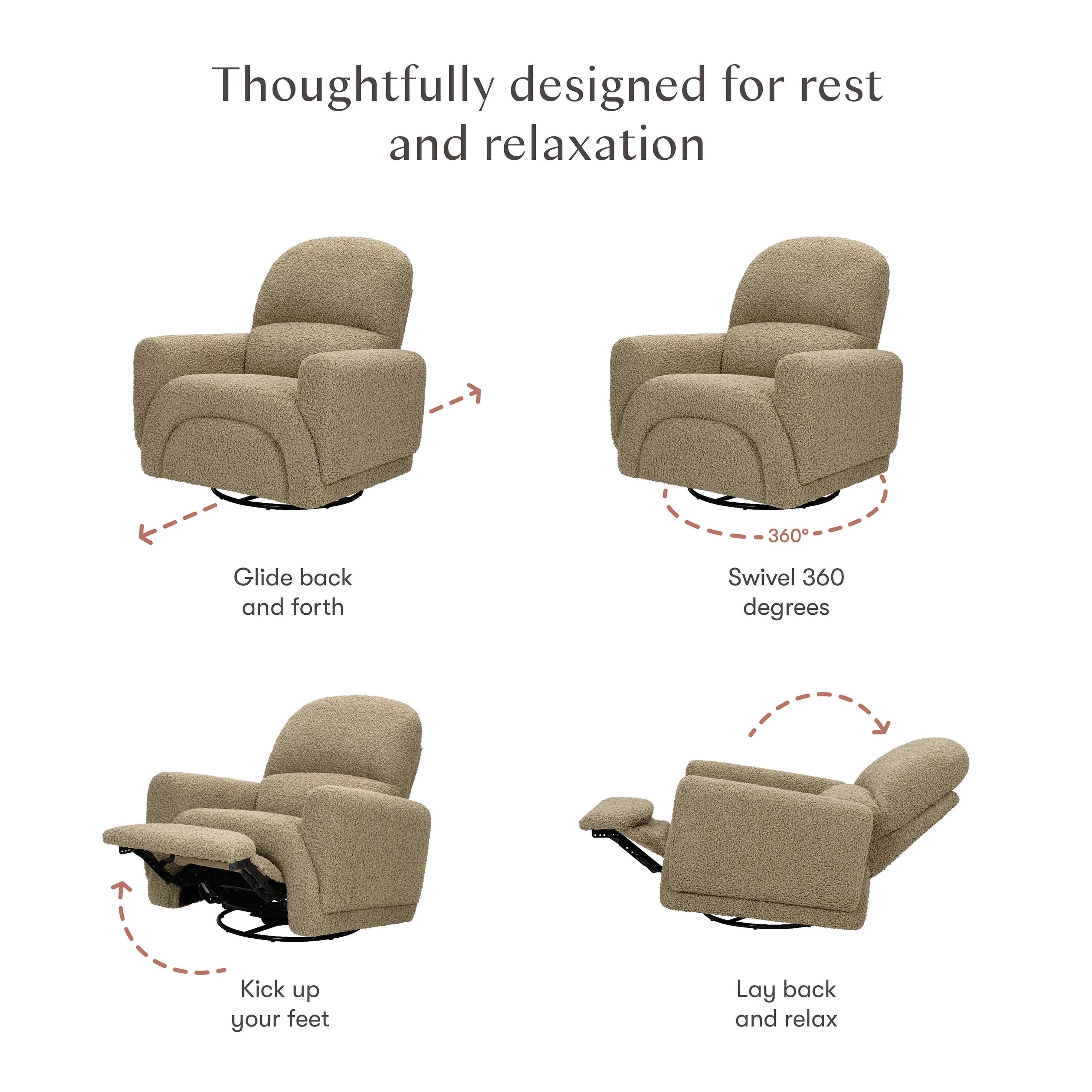 Rainbow Recliner and Swivel Glider - Image 19