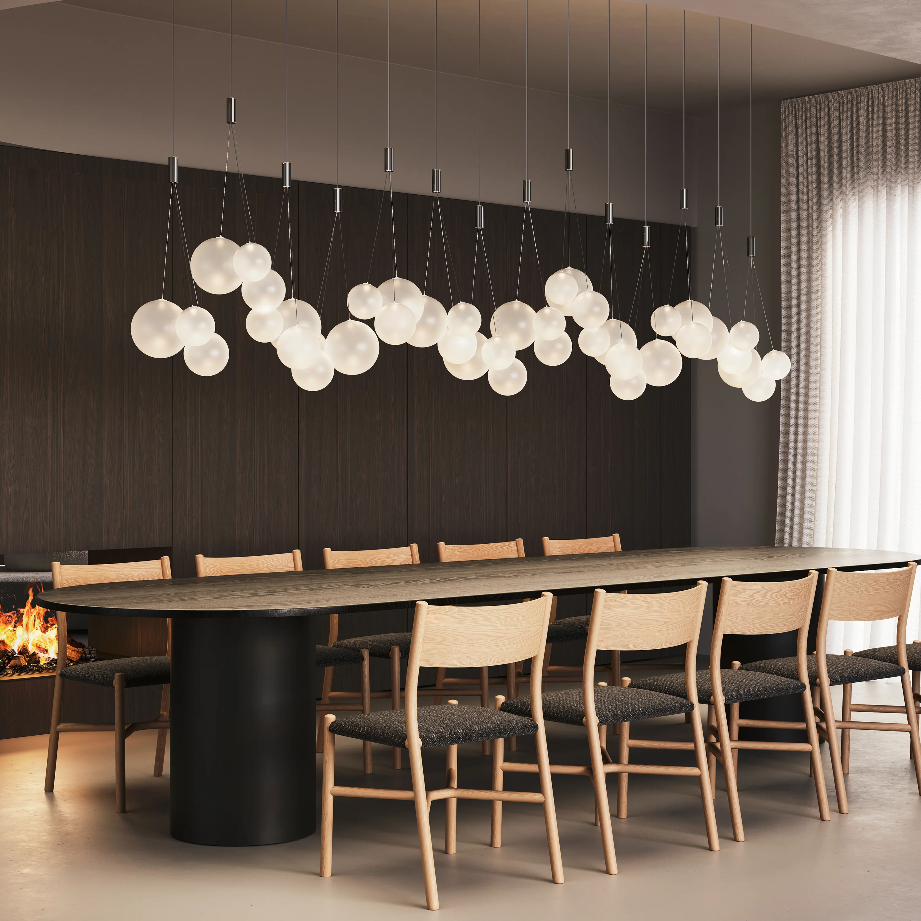 Random Multi-Light Rectangular Pendant Light - Image 2