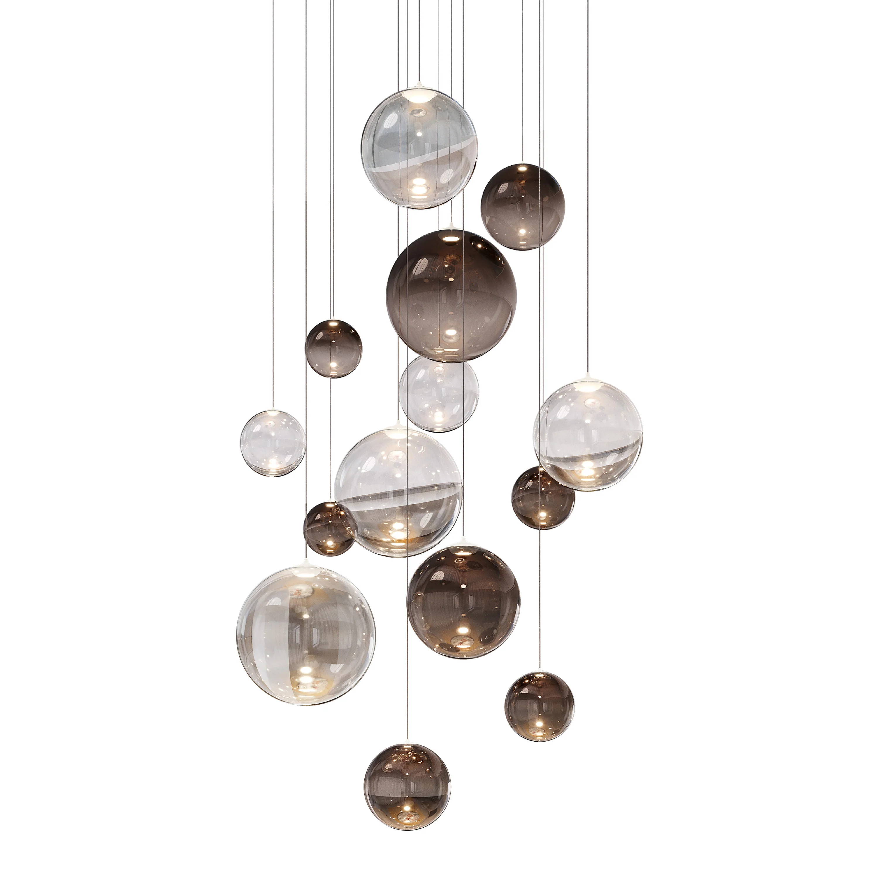 Random Solo Multi-Light Round Chandelier - Image 2