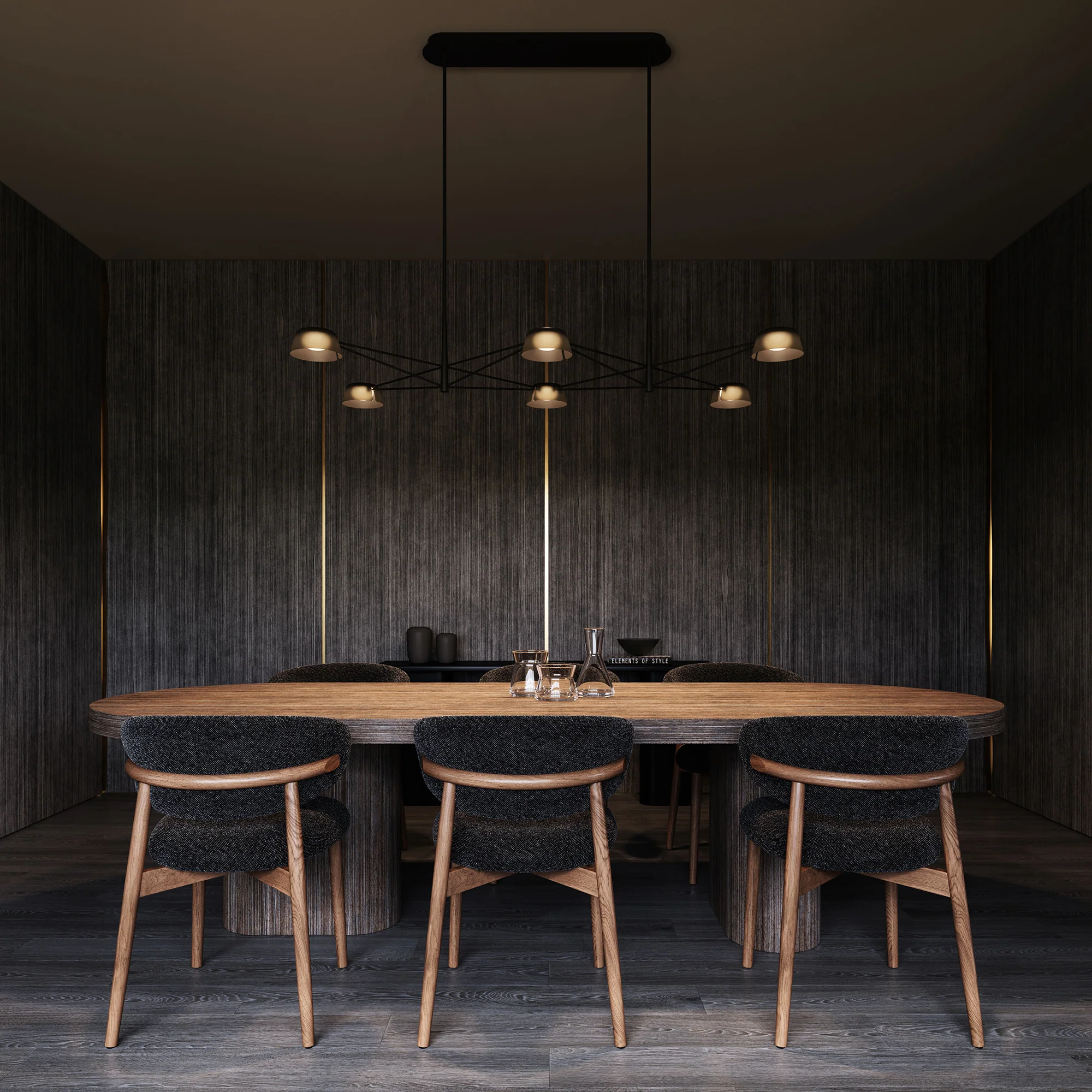 Ray Rectangle LED Chandelier - Image 8