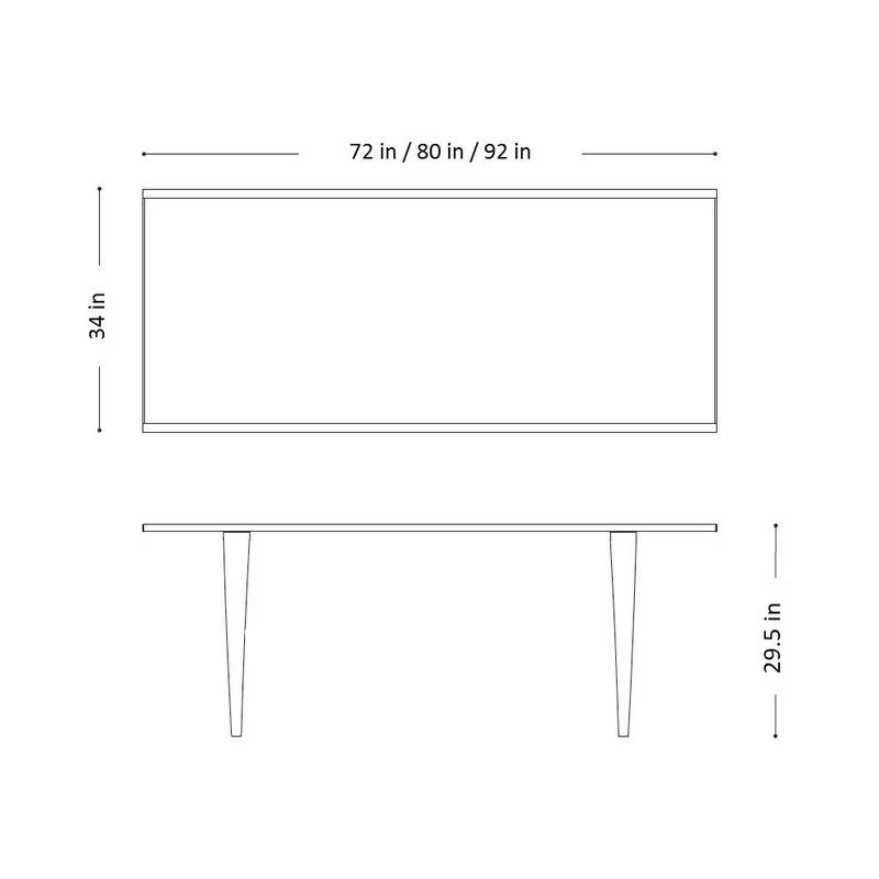Rectangular Dining Table - Image 10