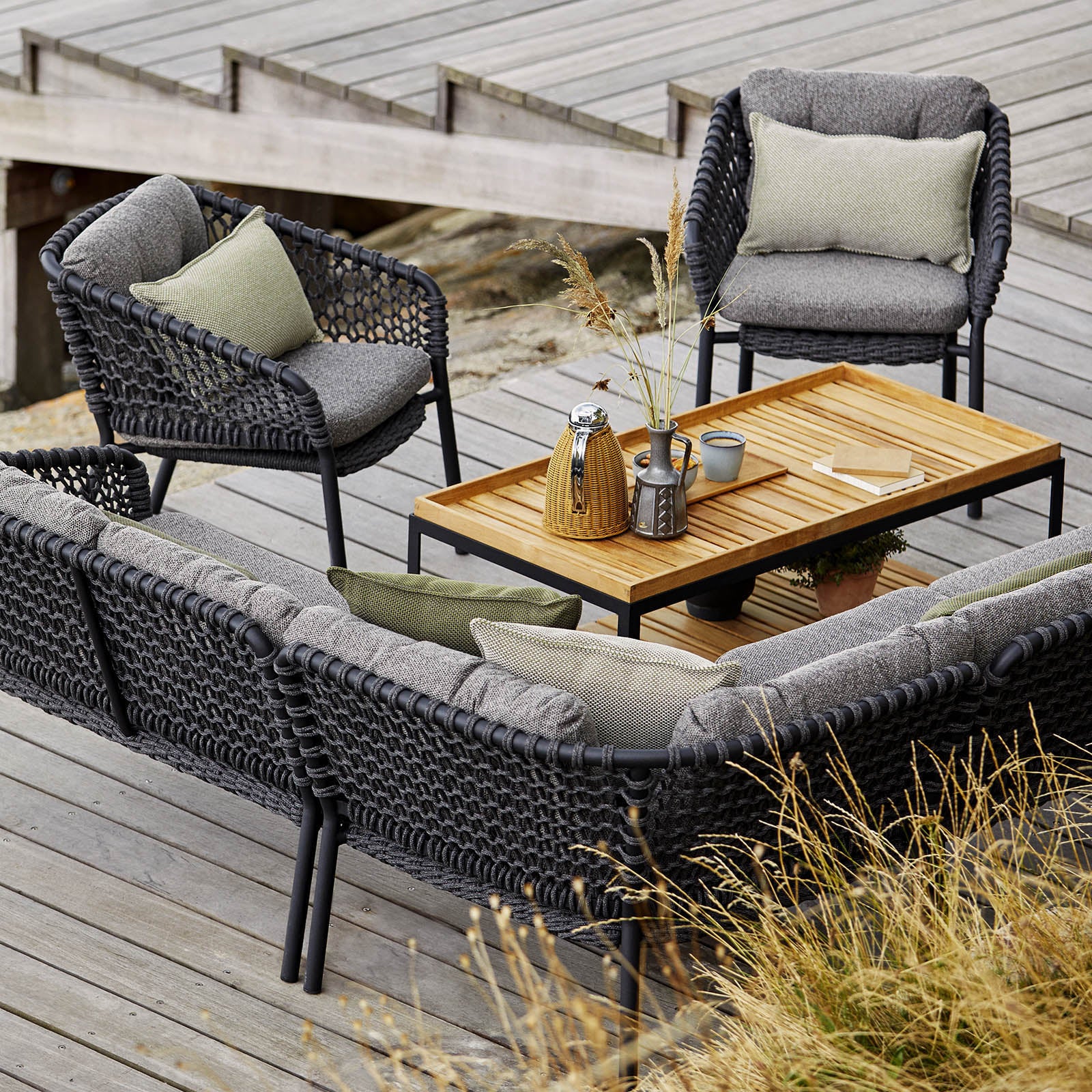 Rectangular Level Outdoor Coffee Table - Image 7