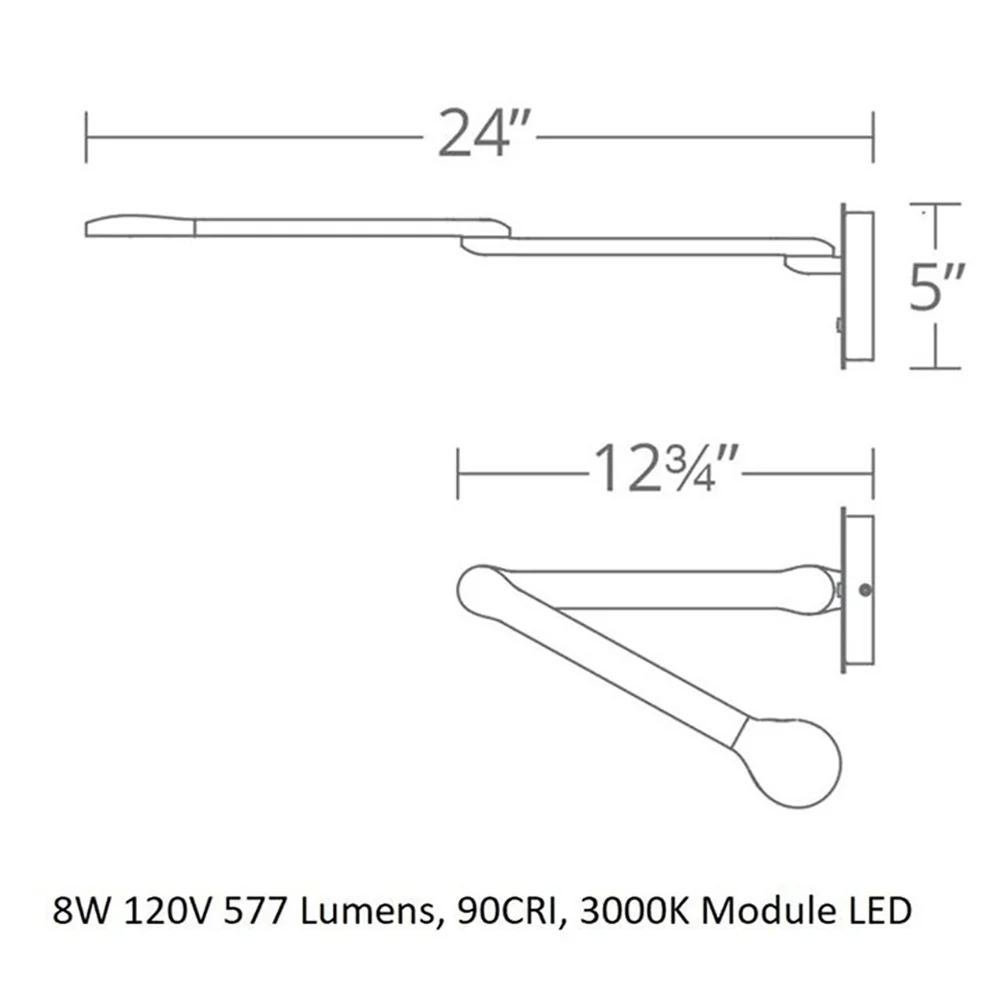 Reflex LED Swing Arm Light - Image 8