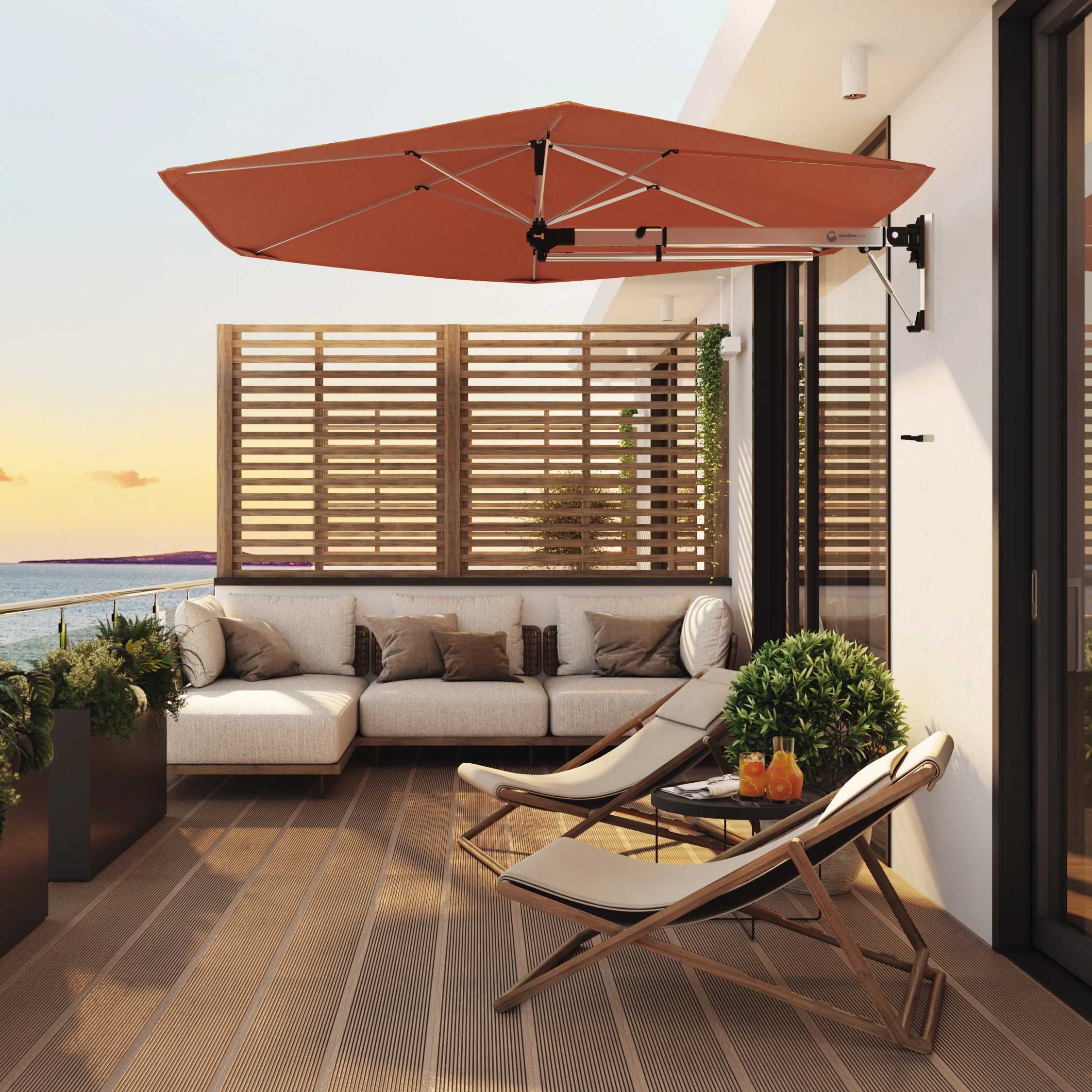 Retreat Wall Mount Umbrella - Image 7