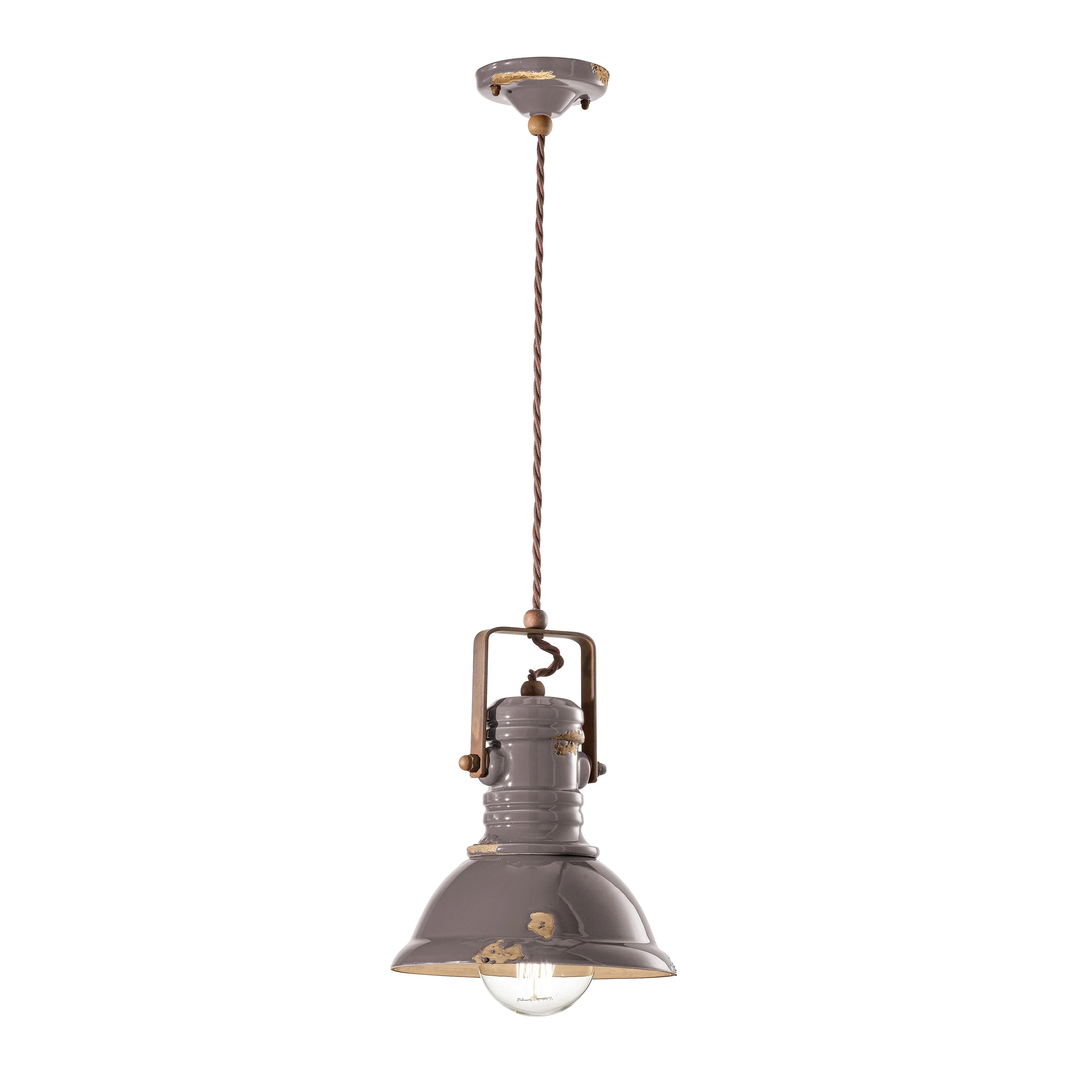 Retro Industrial Bracket Pendant Light - Image 4