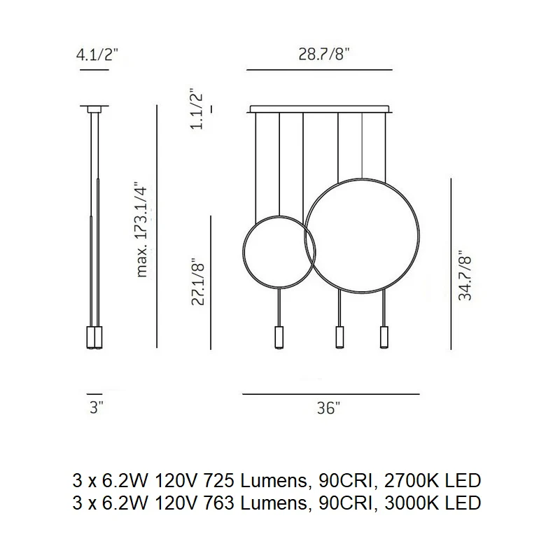 Revolta L73.1S1D Linear Pendant Light - Image 12