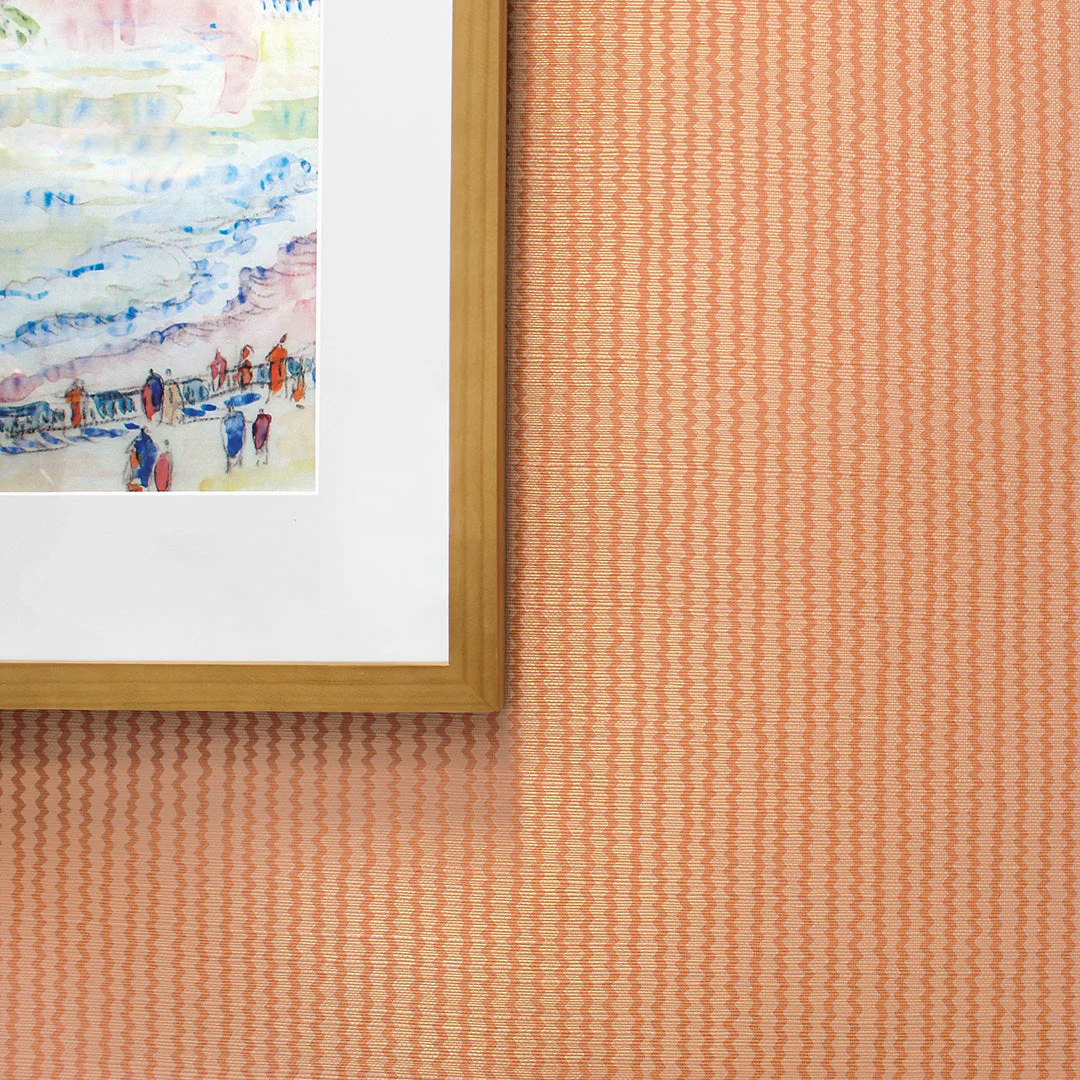 Rick Rack Revival Grasscloth Wallpaper - Image 12