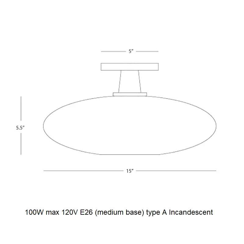Rico Espinet Ovo Flush Mount - Image 7