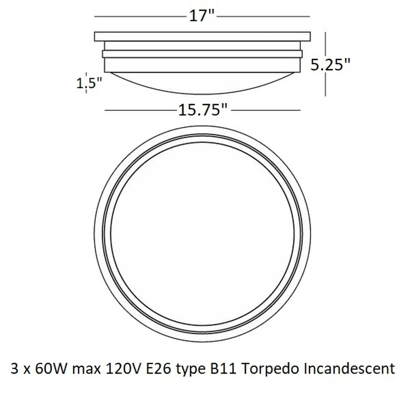 Roderick Flush Mount - Image 11
