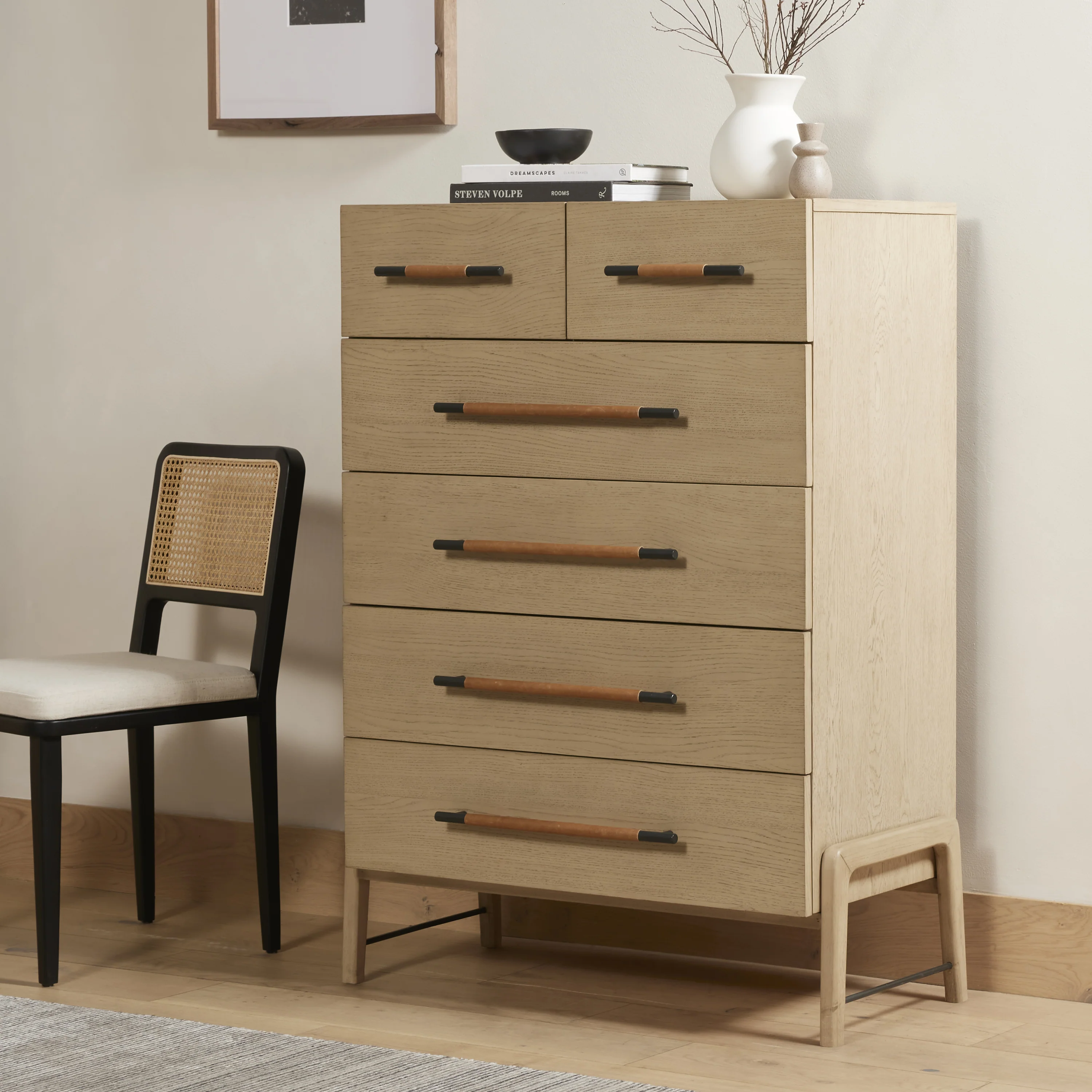 Rosedale 6 Drawer Tall Dresser - Image 4
