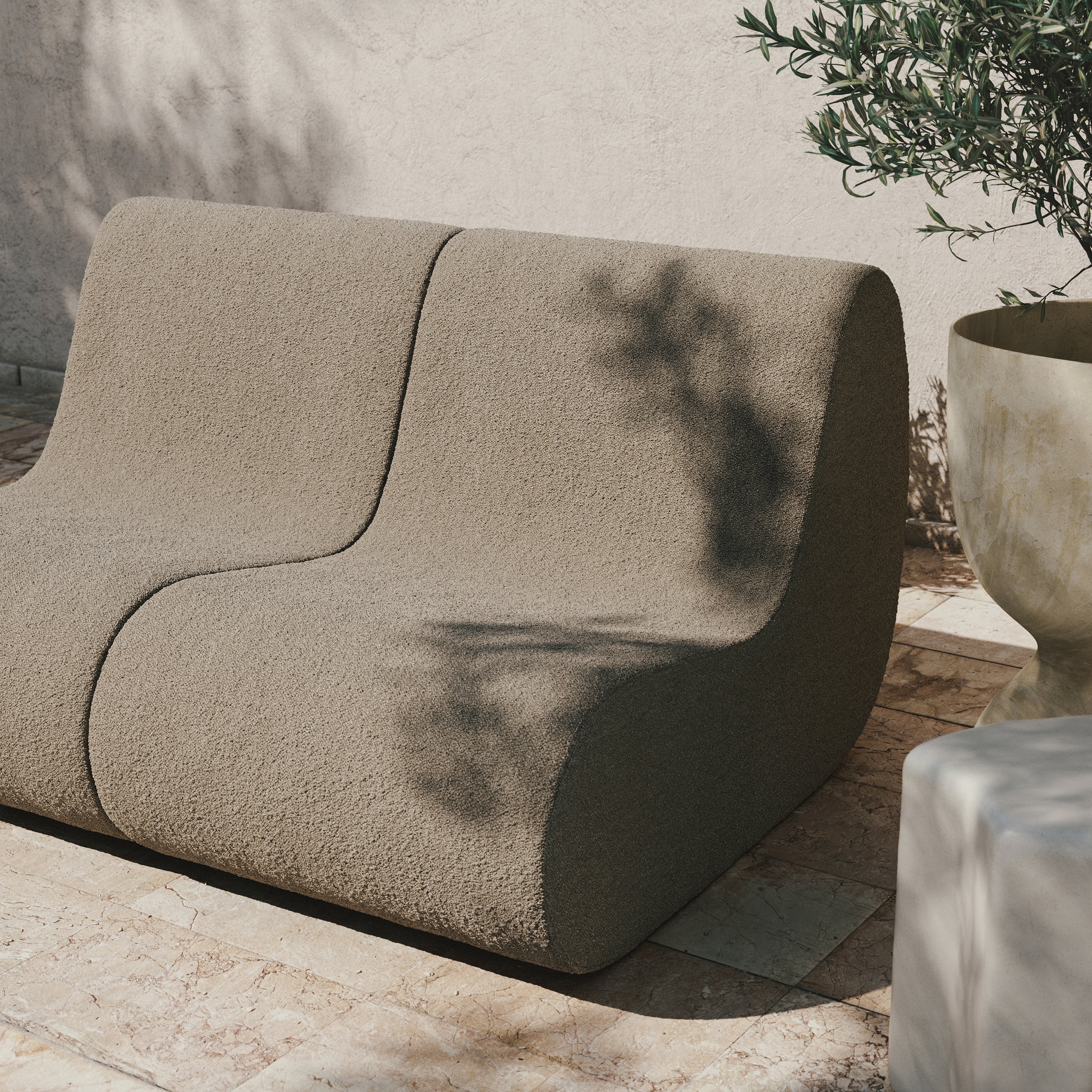 Rouli Center Module Outdoor Lounge Chair - Image 11