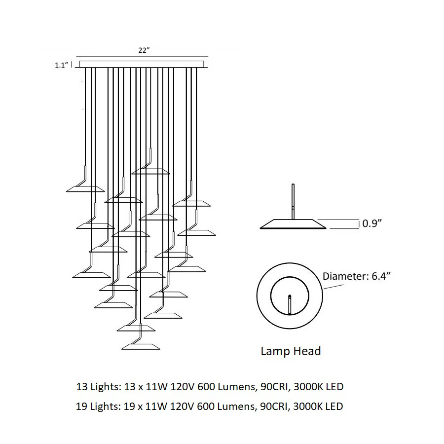 Royyo Circular Pendant Light - Image 24