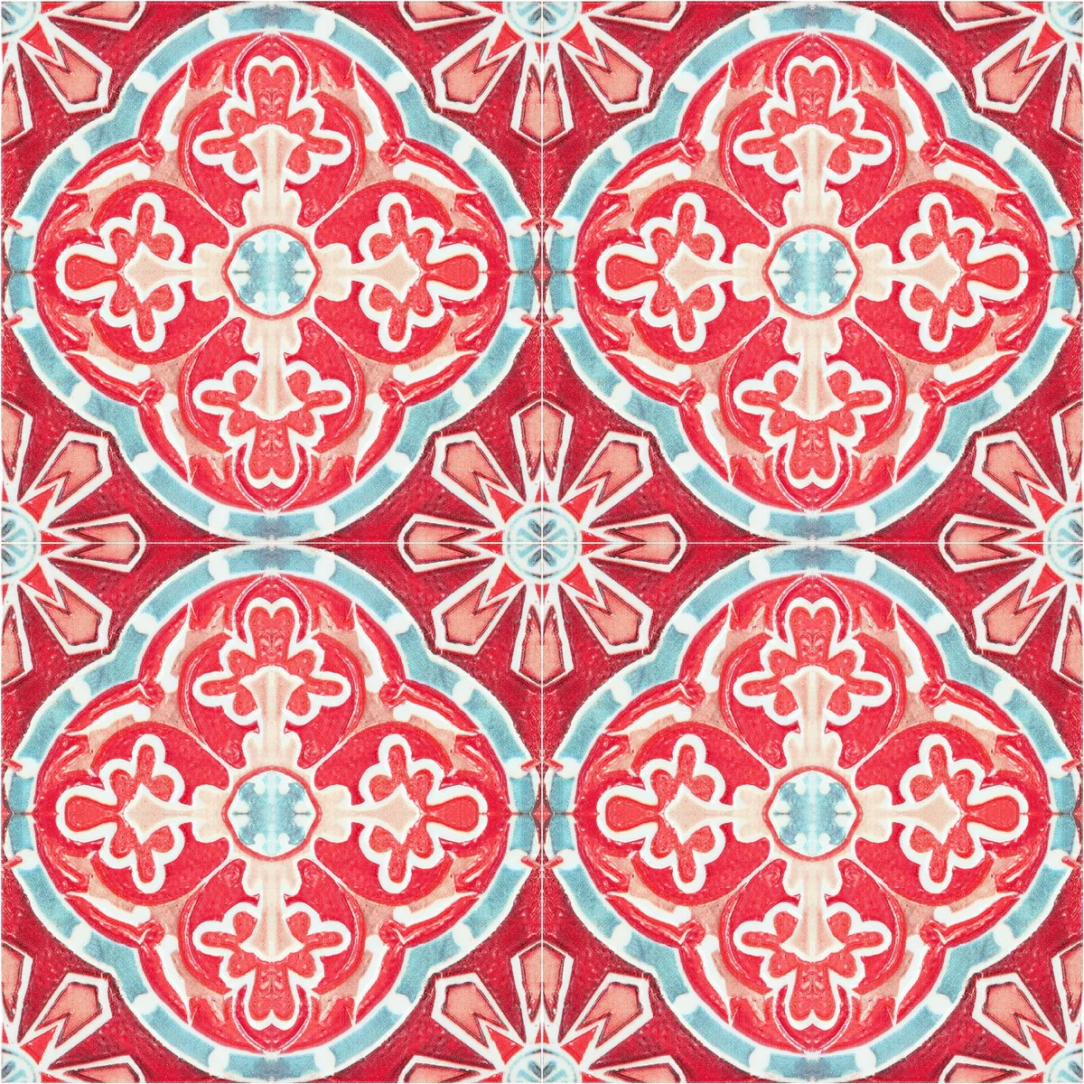 Rufous Tile Wallpaper Sample Swatch