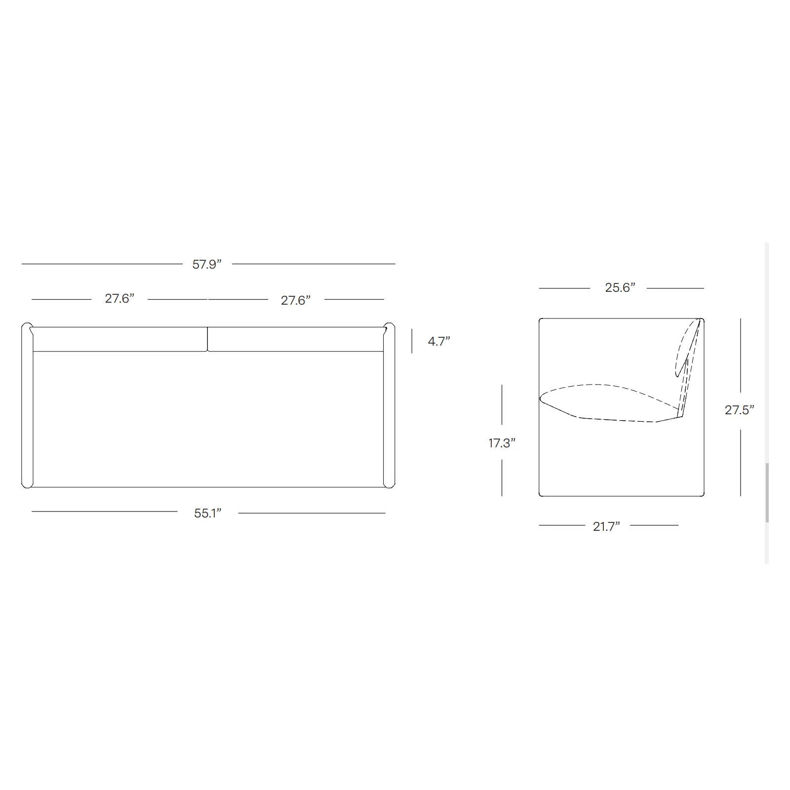 Sacha 2-Seater Sofa - Image 22