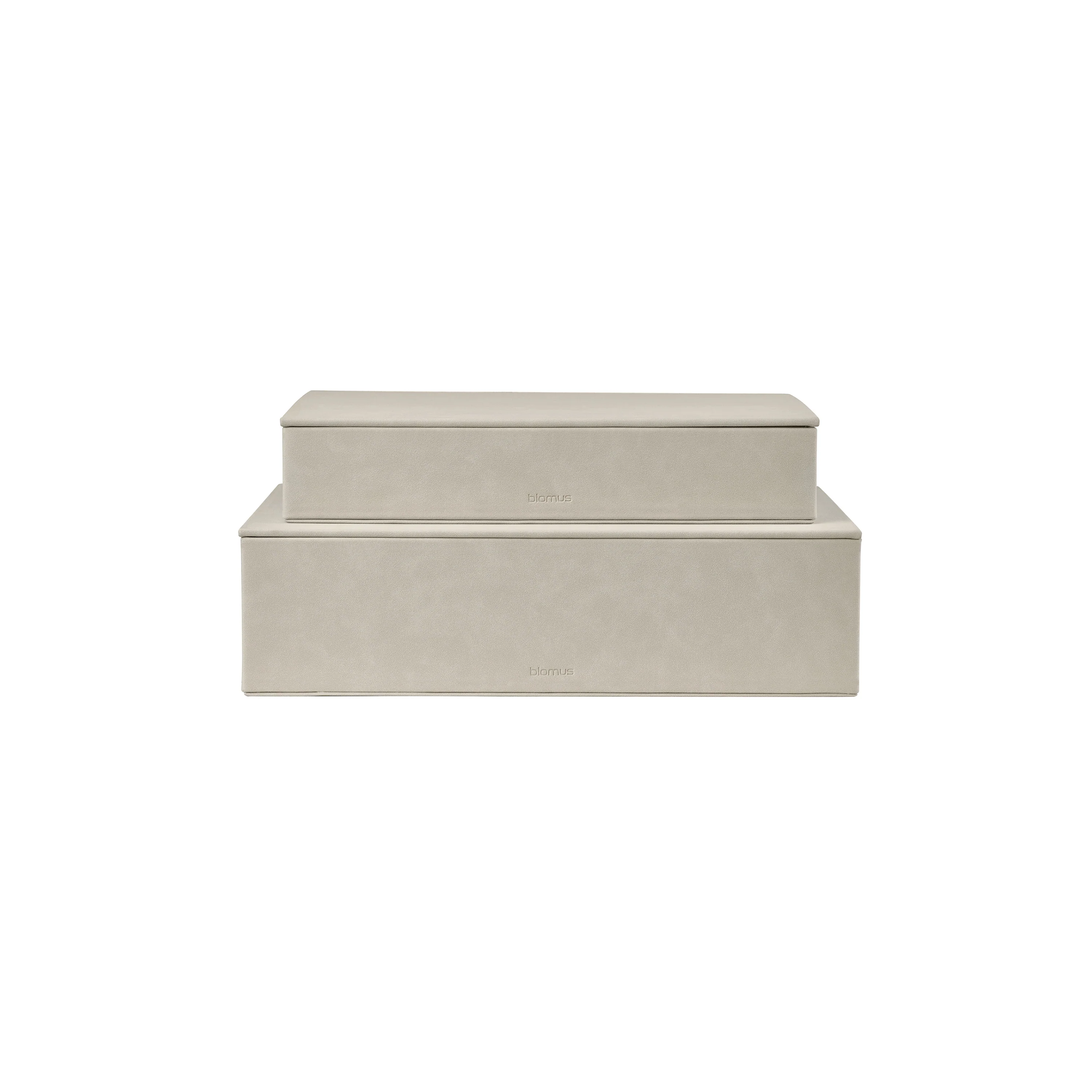 Sahla Faux Suede Storage Box (Set of 2) - Image 2