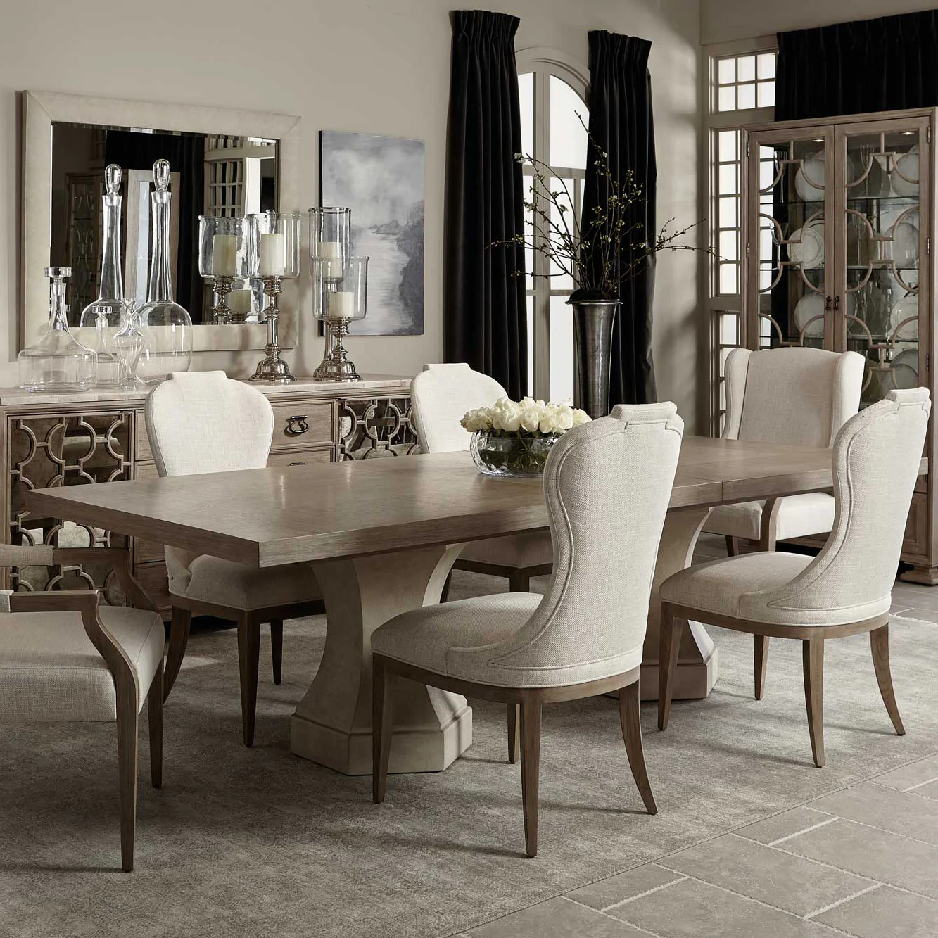 Santa Barbara Extendable Rectangular Dining Table - Image 2