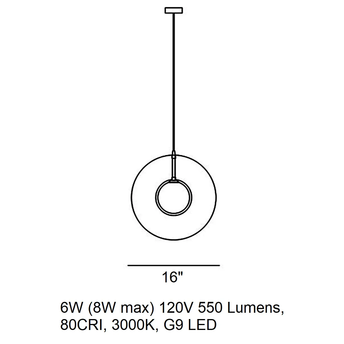 Saturn Pendant Light - Image 8
