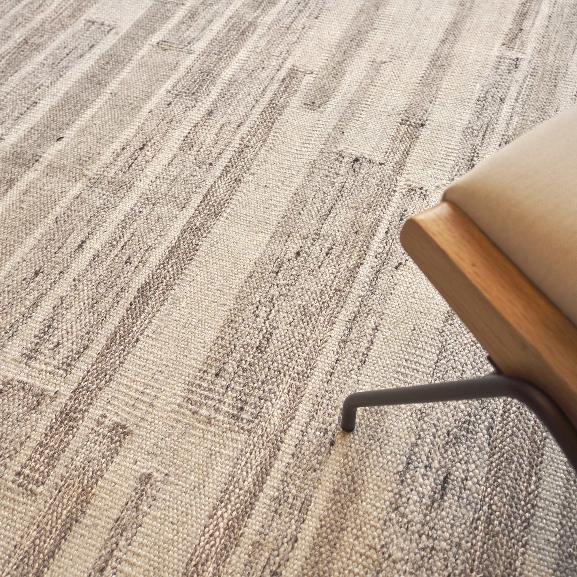 Heathered Stripe Area Rug - Image 4