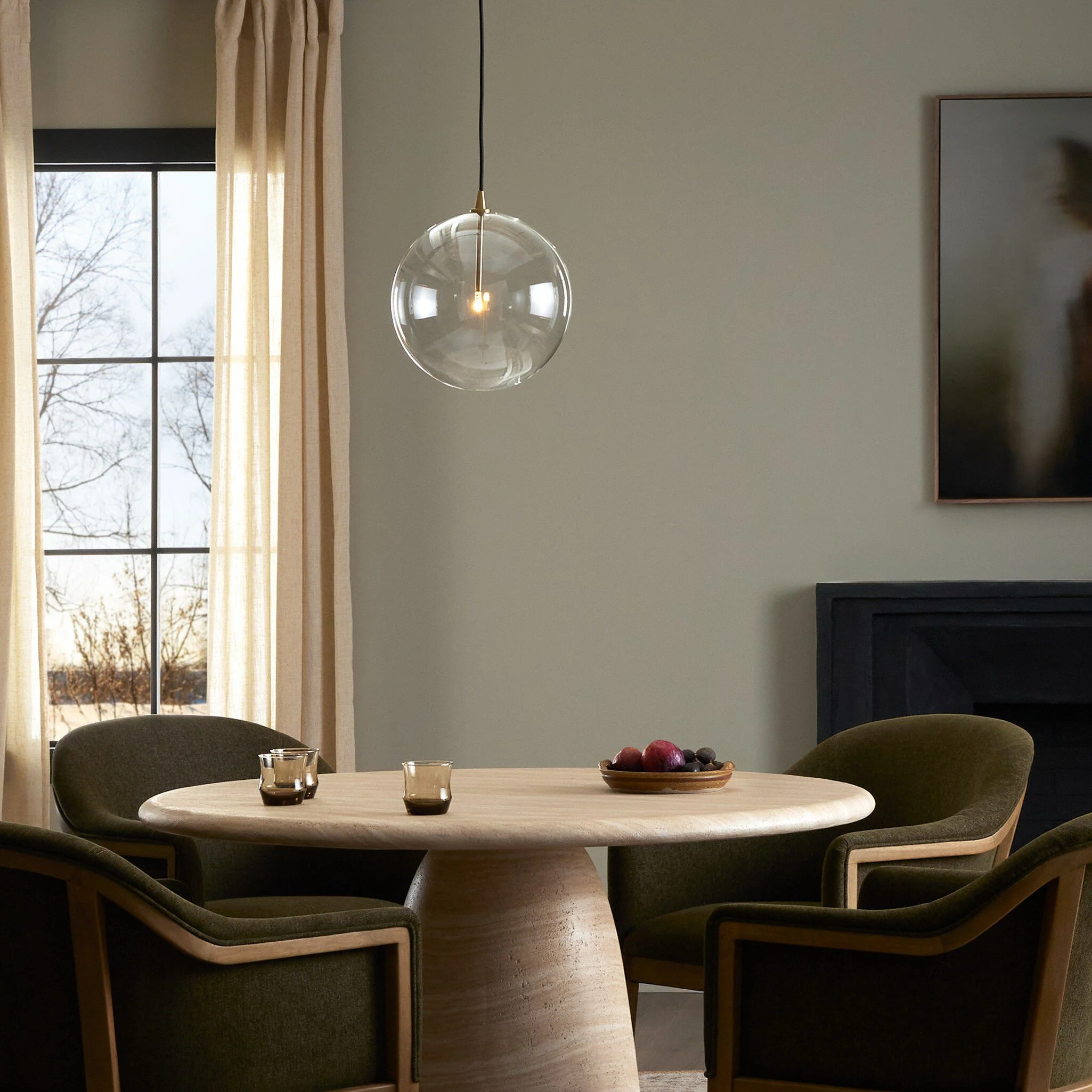 Schwung Glass Globe Pendant Light - Image 13