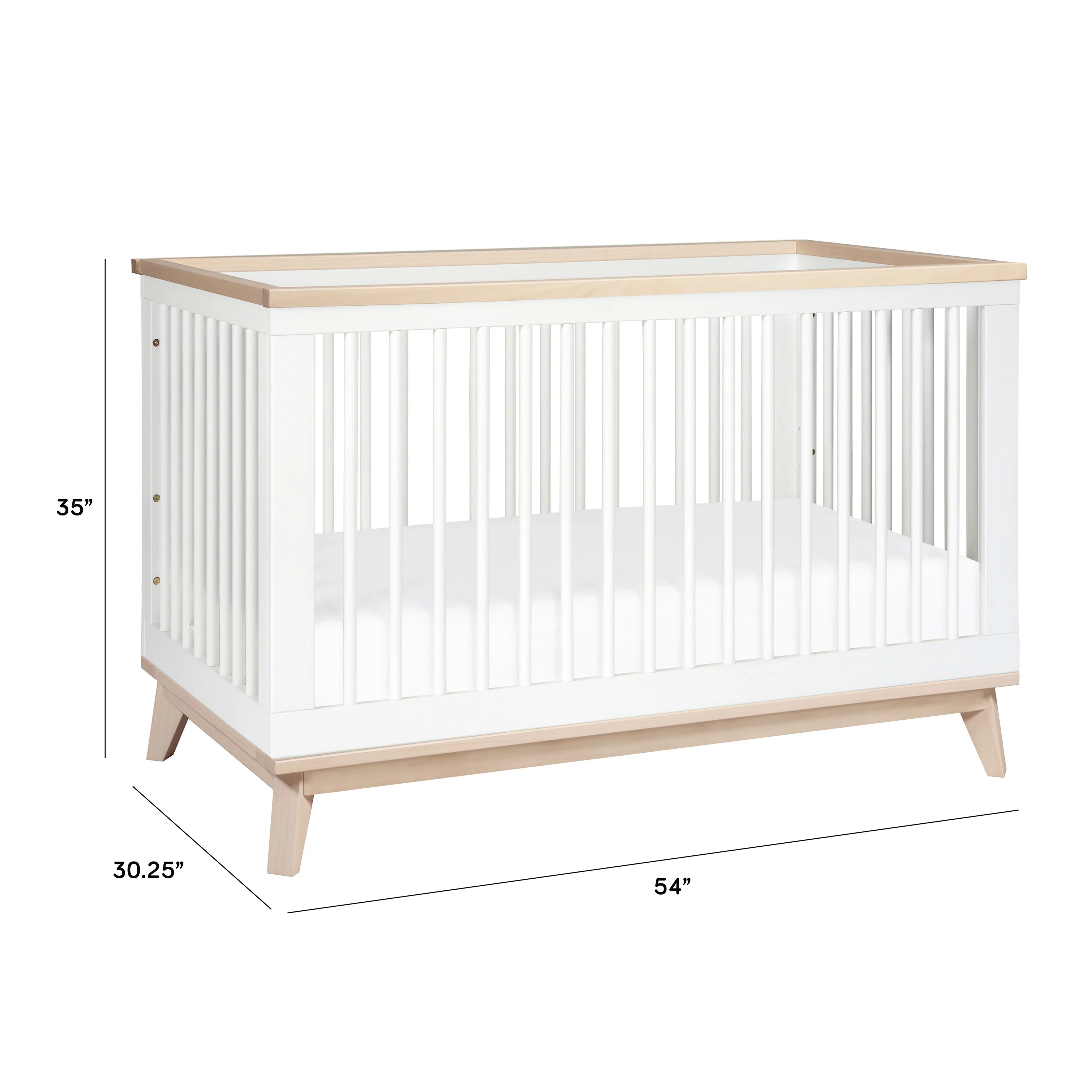 Scoot 3-in-1 Convertible Crib with Toddler Bed Conversion Kit - Image 37