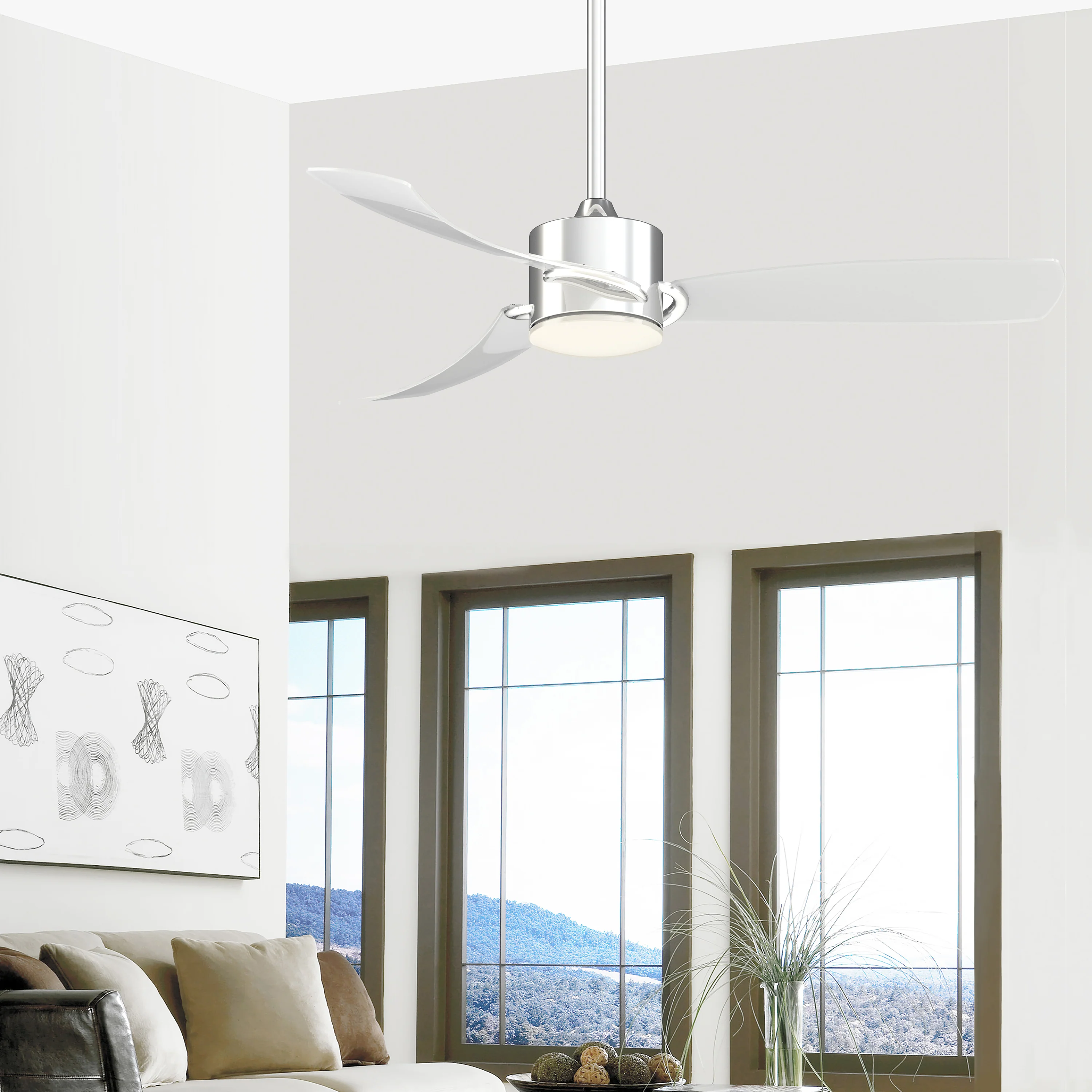 SculptAire Ceiling Fan with Light - Image 2