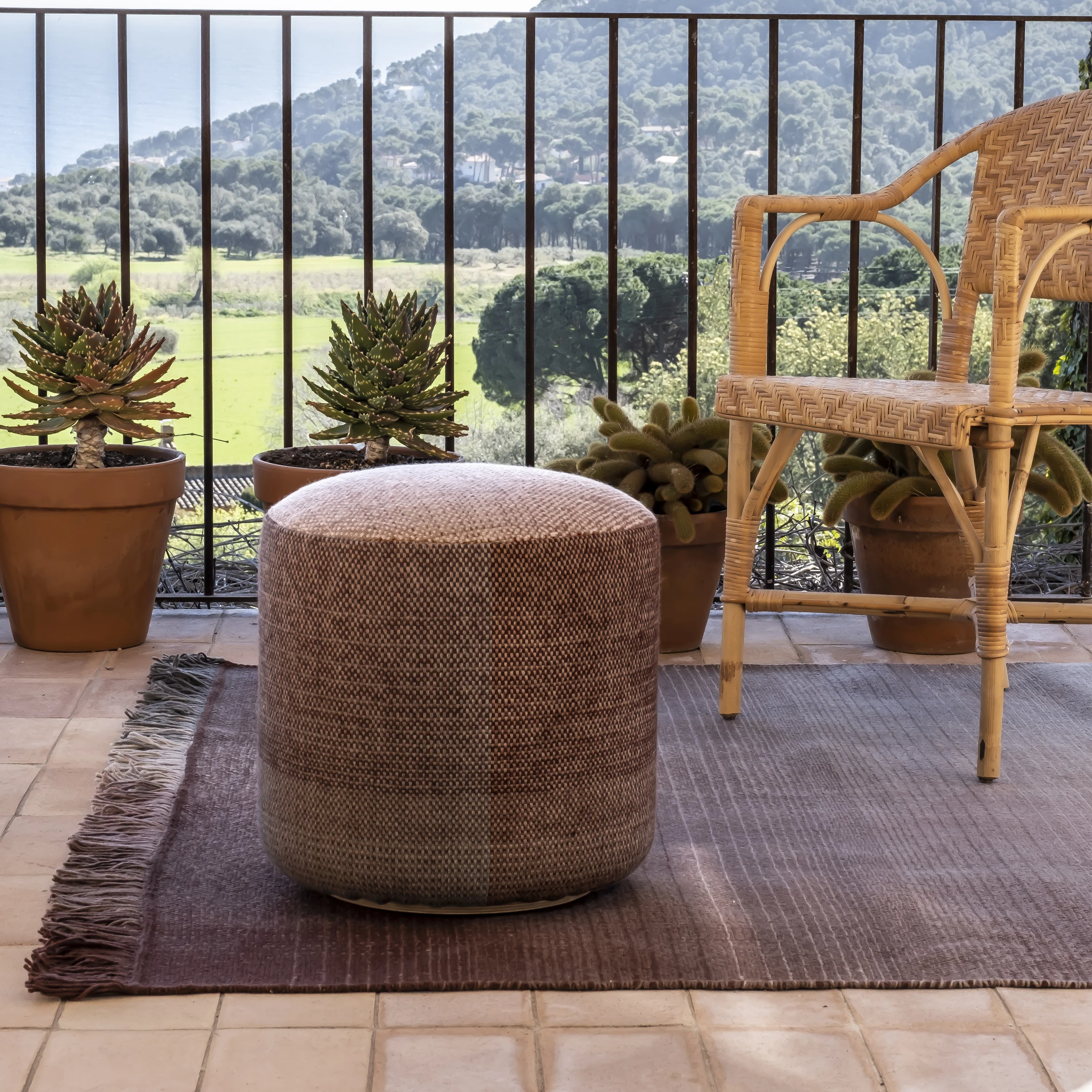 Shade Outdoor Pouf - Image 7