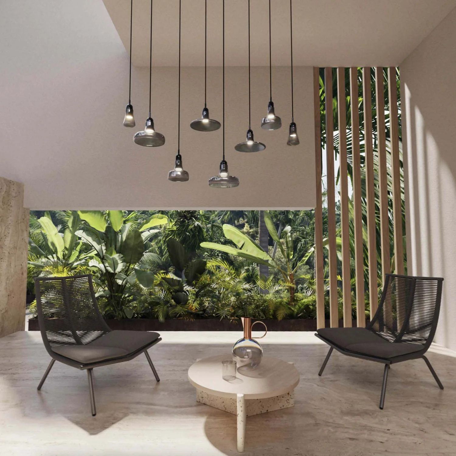 Shadows Outdoor LED Pendant Light - Image 12