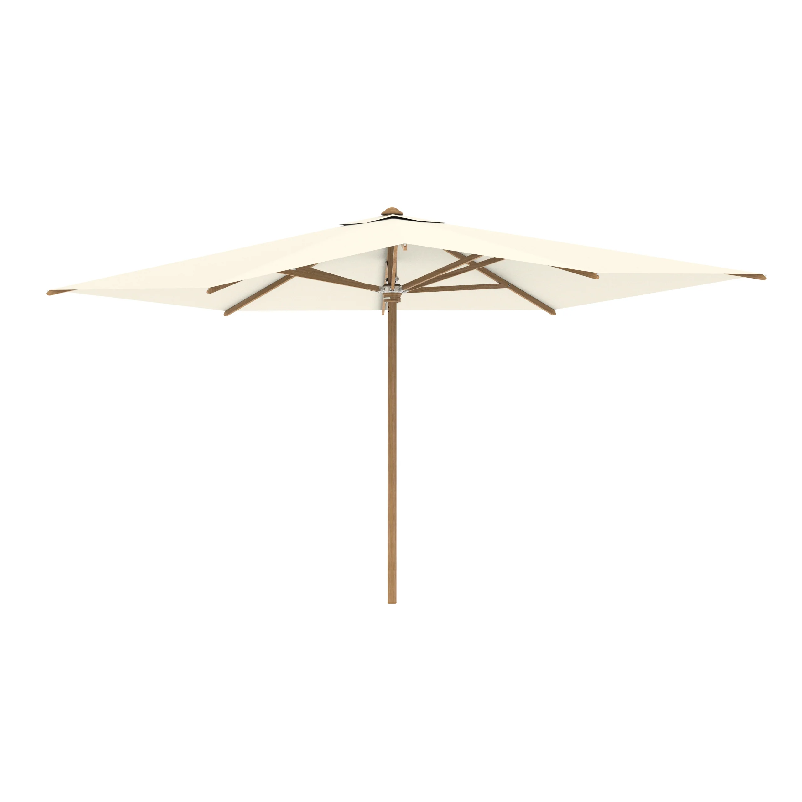 Shady Rectangle Teak Umbrella - Image 4