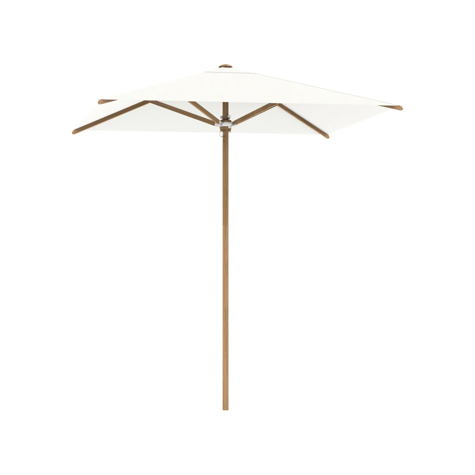 Shady Slim Square Teak Umbrella - Image 7