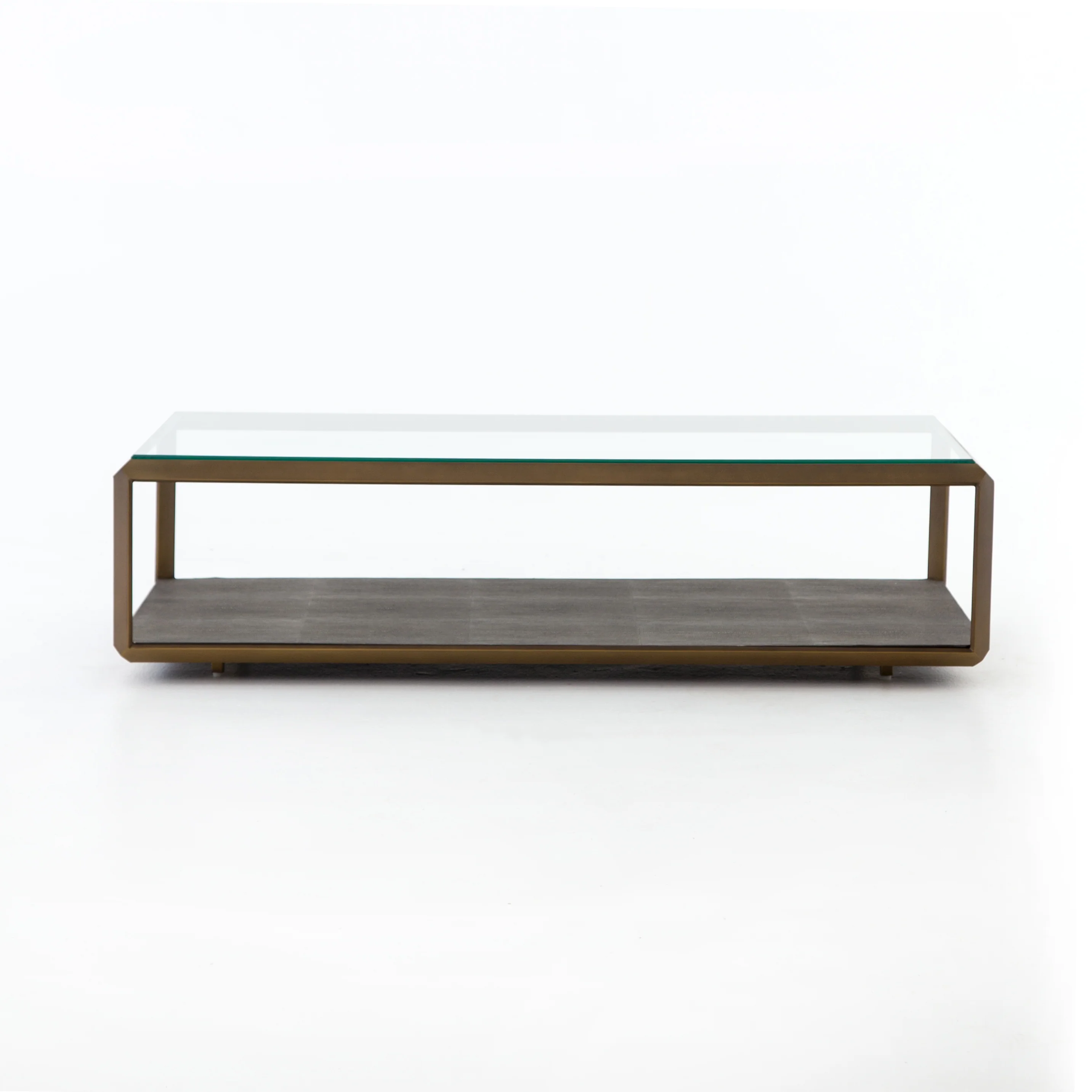 Shagreen Shadow Box Coffee Table - Image 4