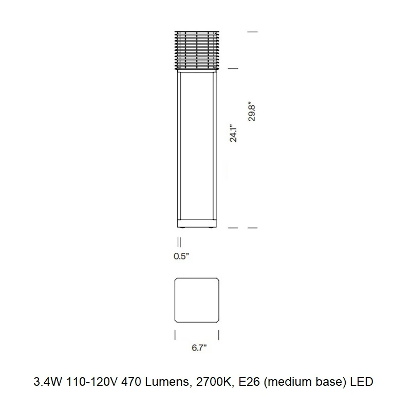 Shiro Alta Outdoor Floor Lamp - Image 8