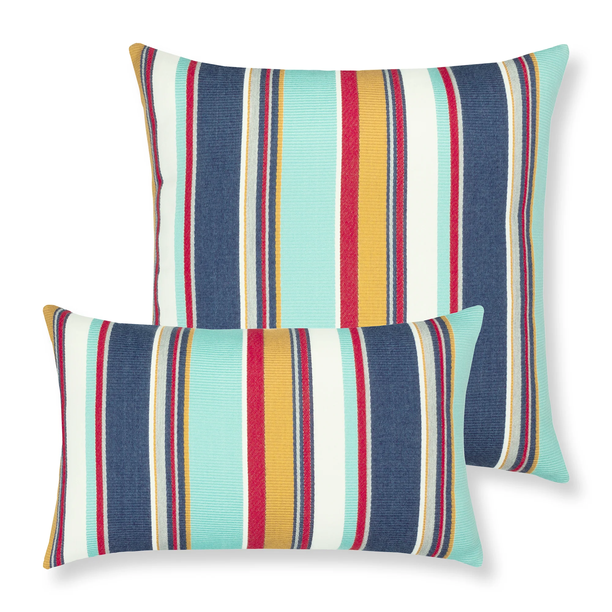 Sicily Stripe Outdoor Pillow - Image 4
