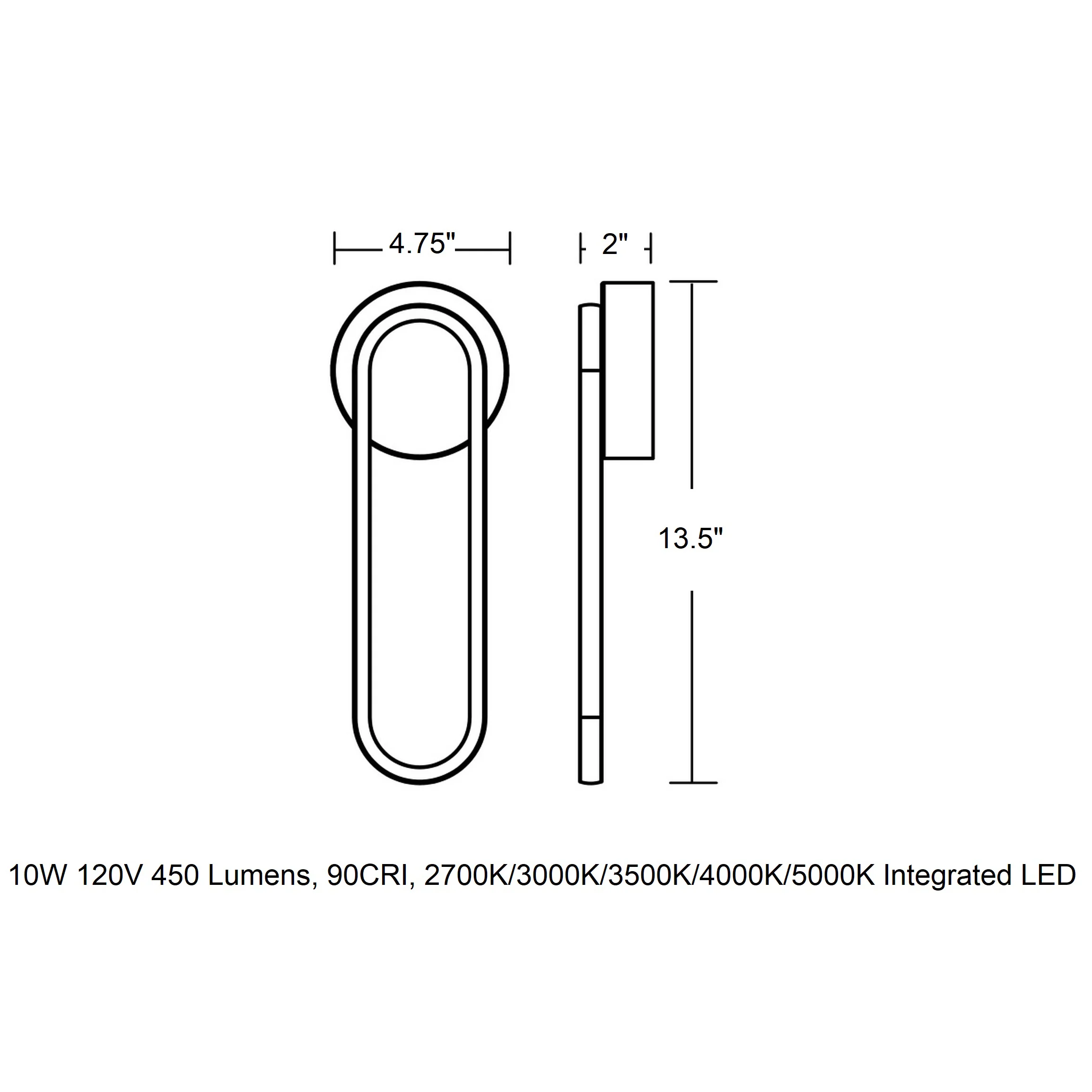 Sienna LED Wall Sconce - Image 7