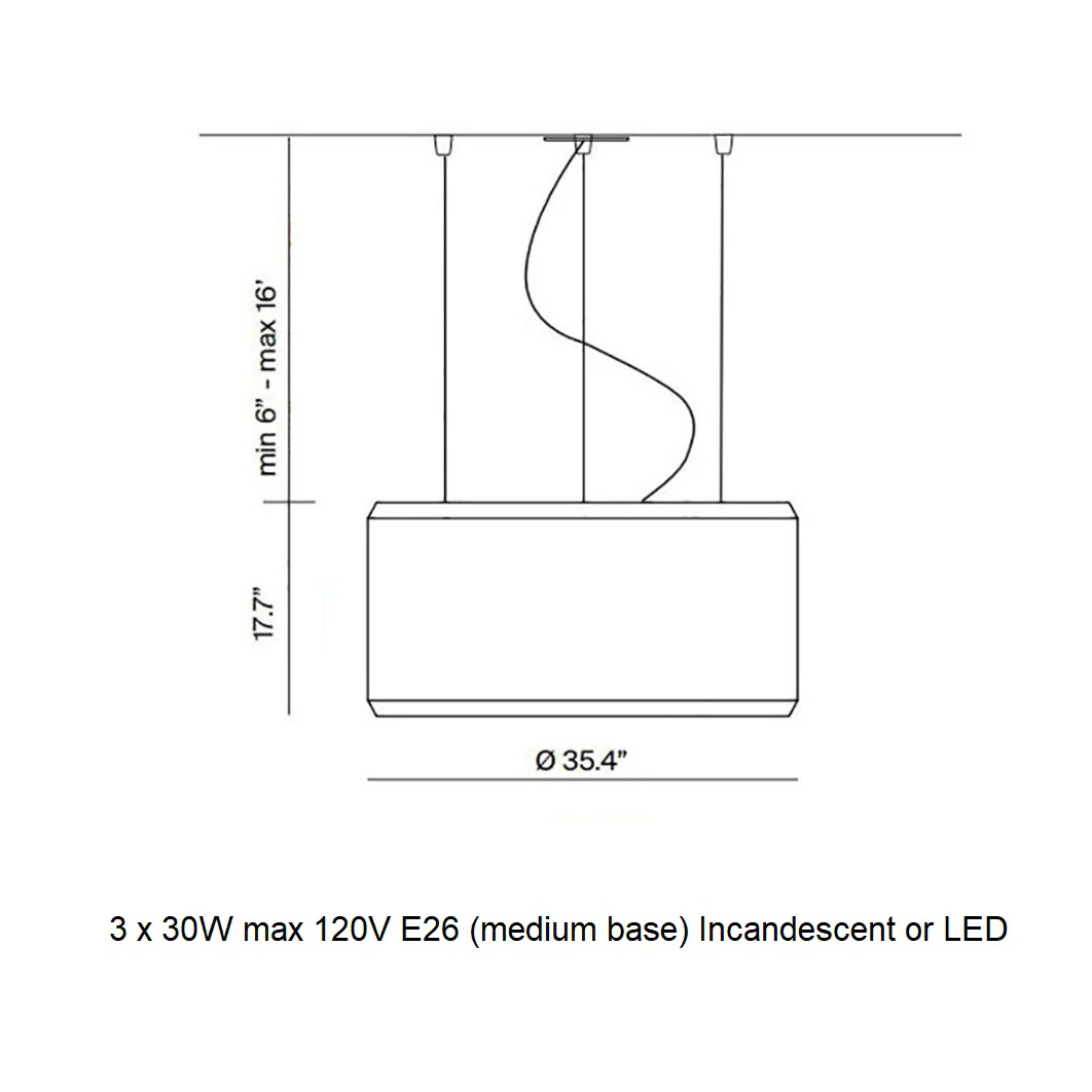Silenzio Acoustic Pendant Light - Image 10
