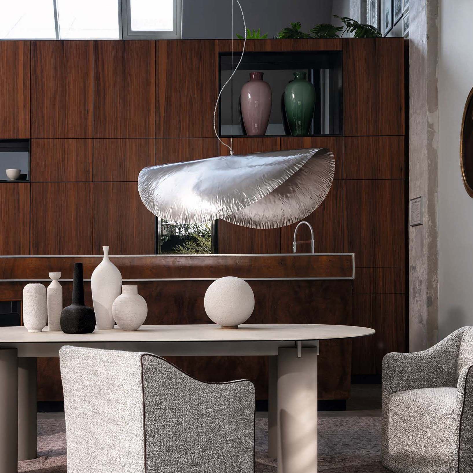 Silver Pendant Light - Image 7