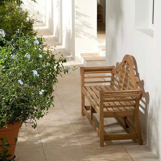 Sissinghurst Teak Seat - Image 6