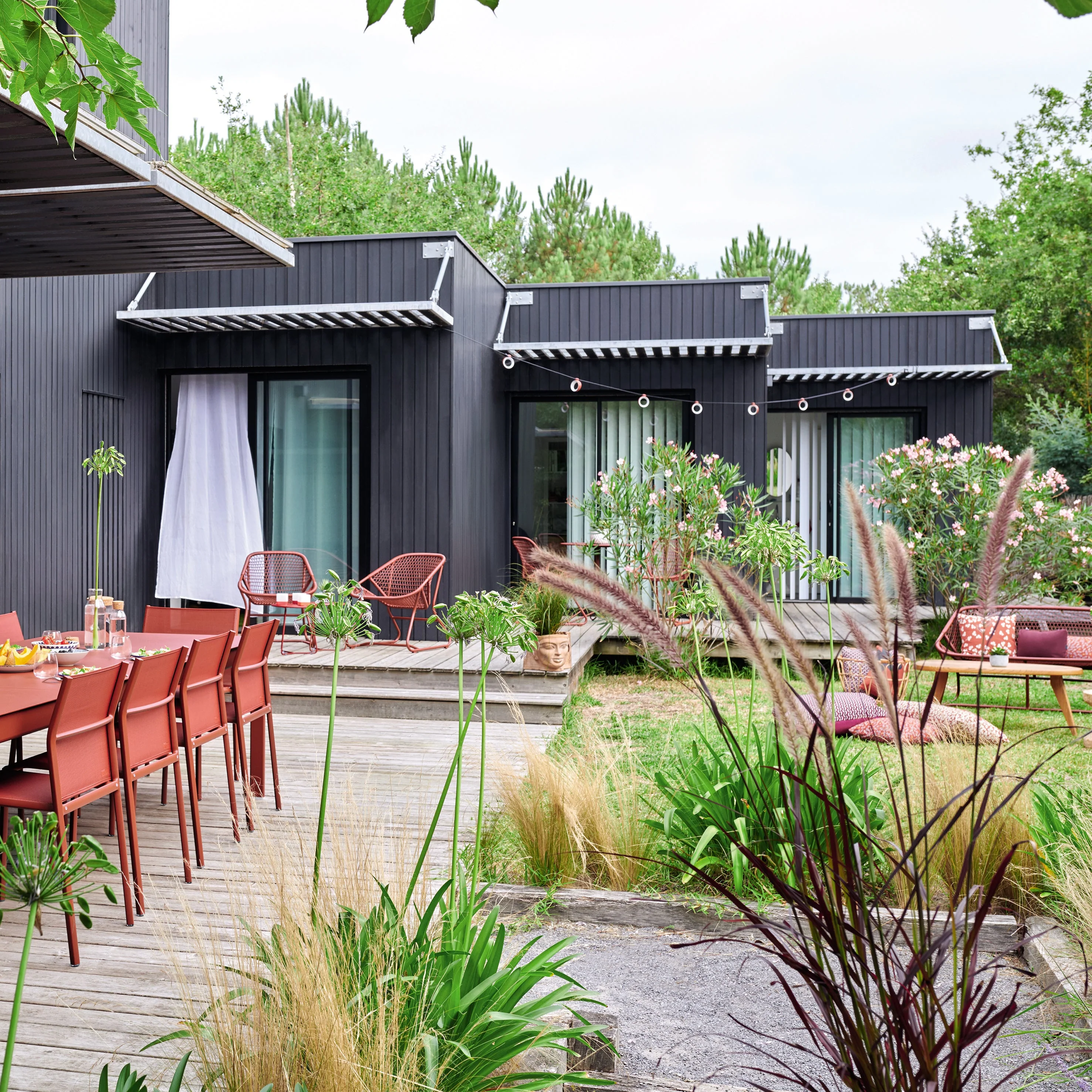 Sixties Outdoor Bench - Image 6