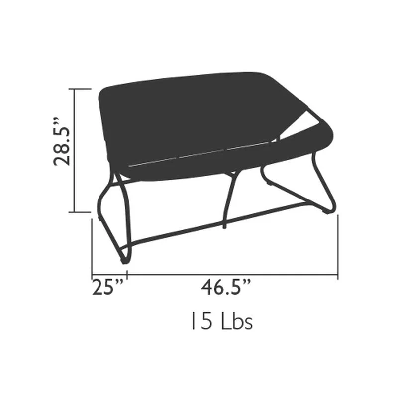 Sixties Outdoor Bench - Image 7
