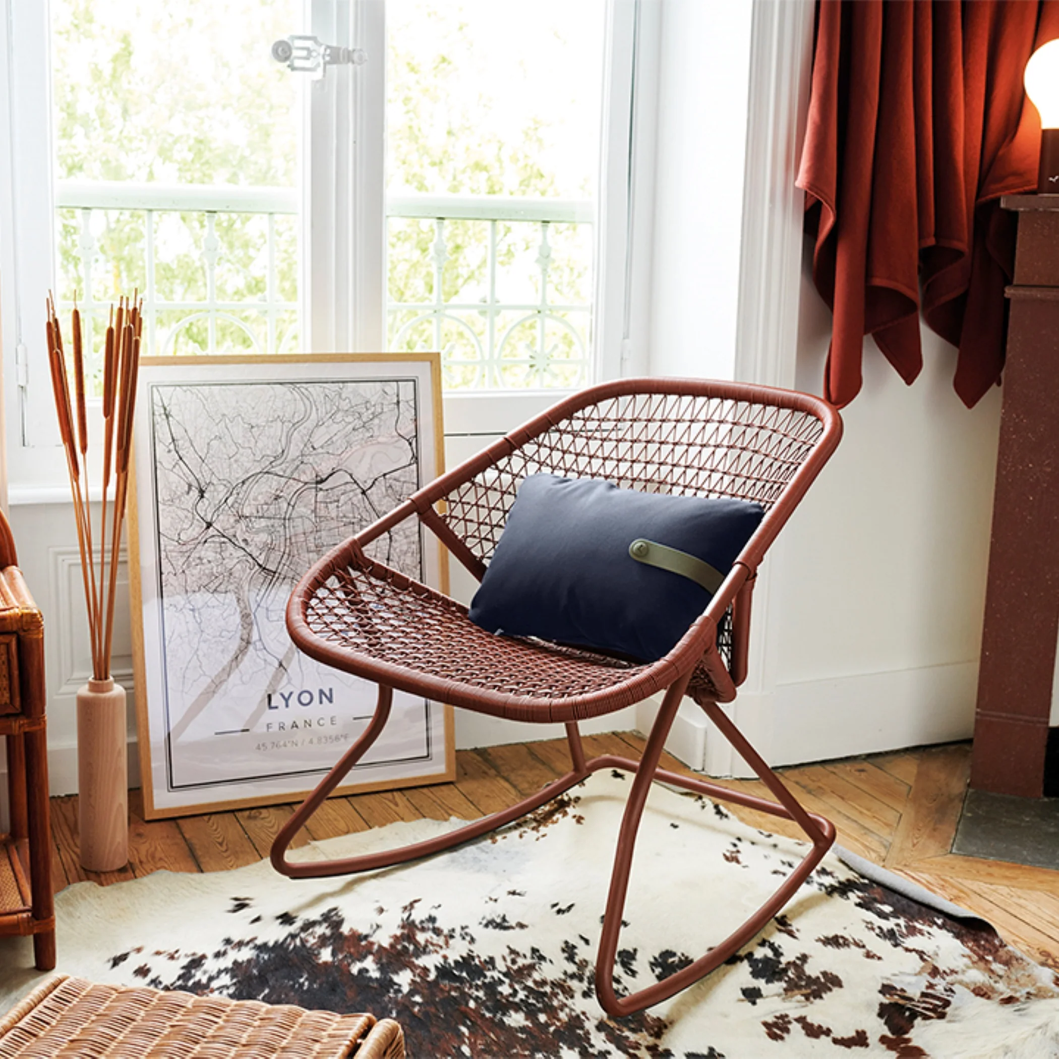 Sixties Outdoor Rocking Chair - Image 2